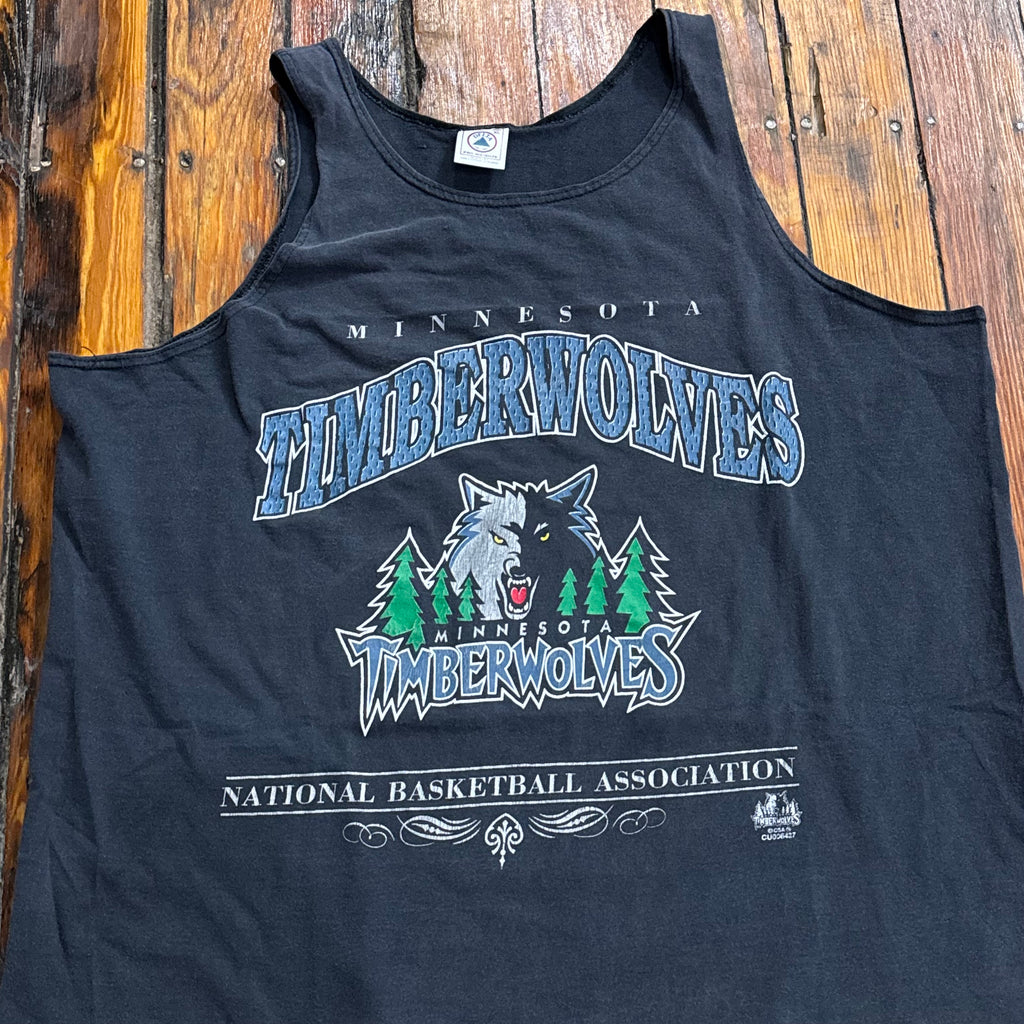 Vintage Minnesota Timberwolves TankTop T-shirt Sz XL