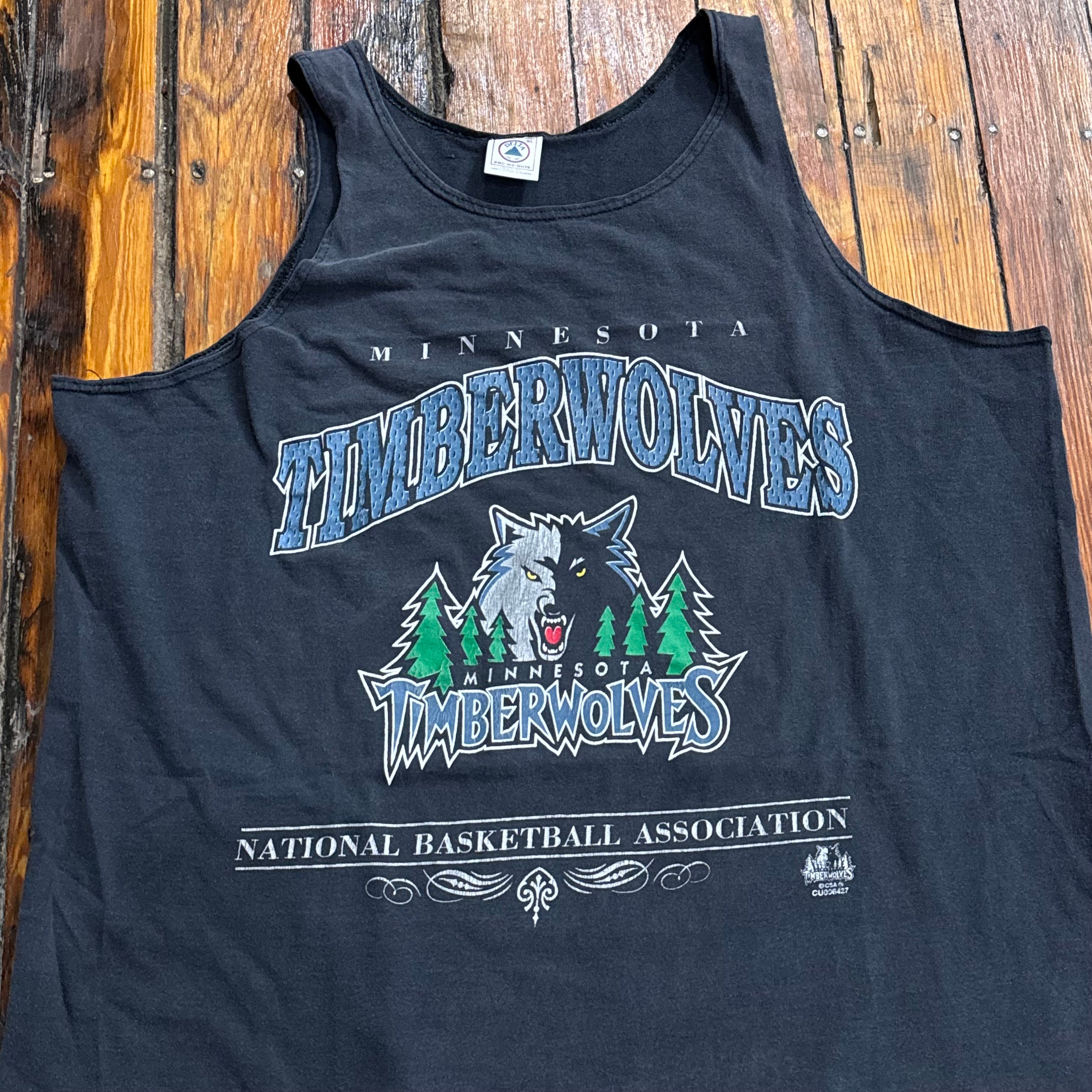 Vintage Minnesota Timberwolves TankTop T-shirt Sz XL