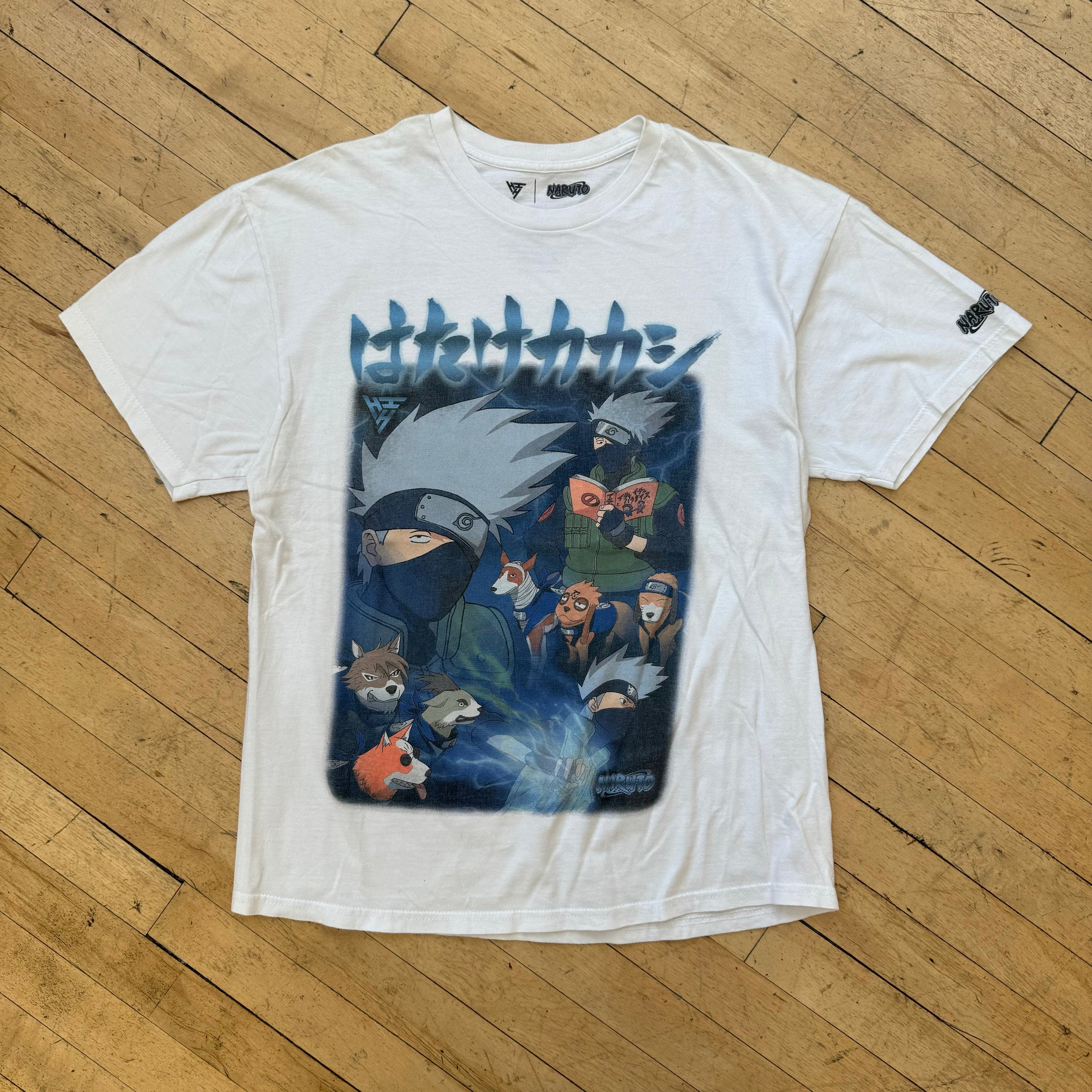 Y2K Naruto Anime T-shirt Sz L