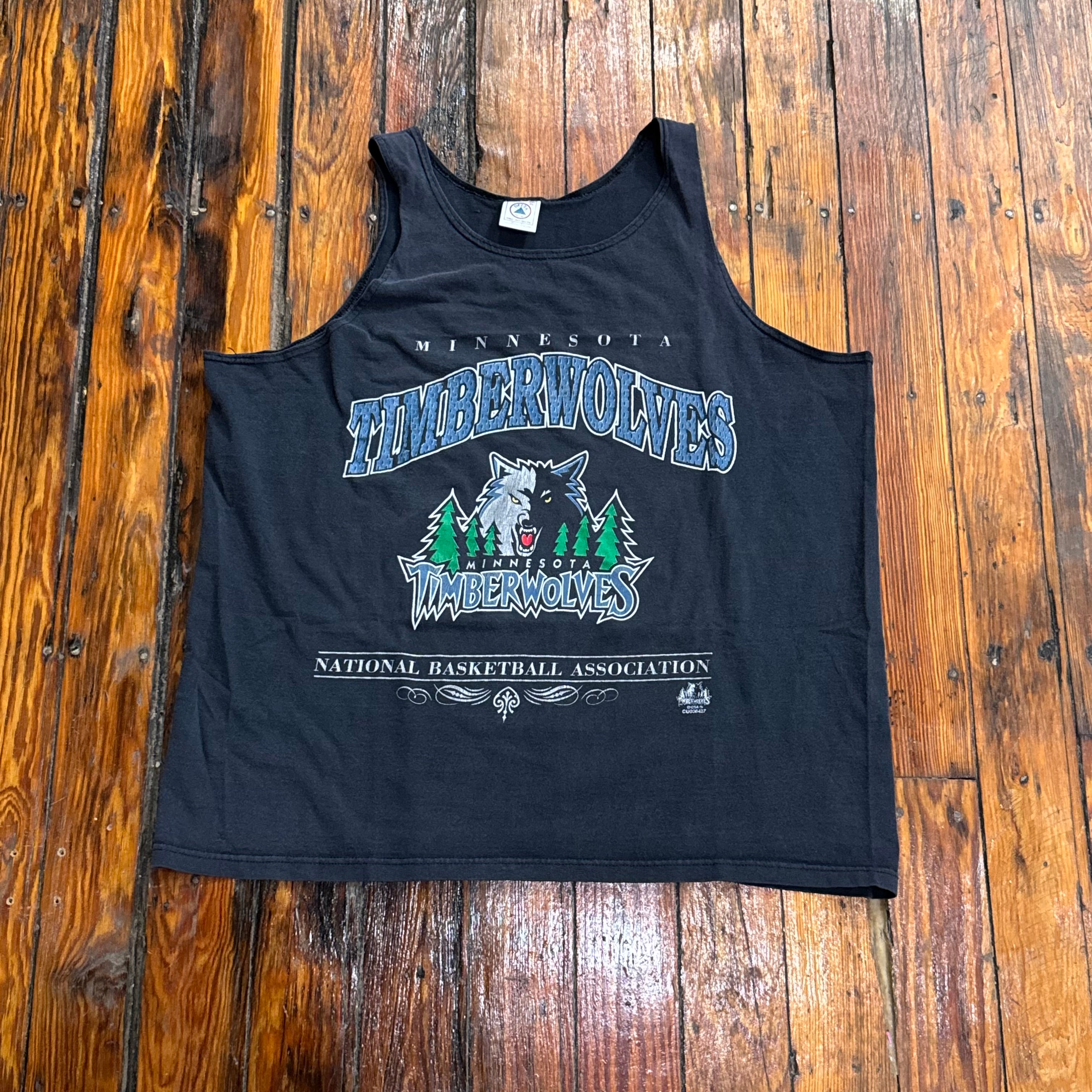 Vintage Minnesota Timberwolves TankTop T-shirt Sz XL