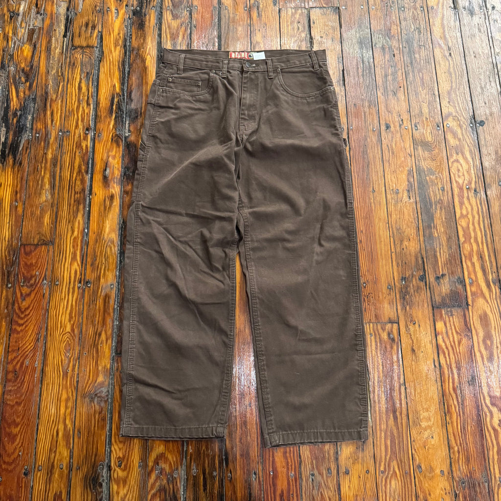 Vintage Berne Brown Denim Jeans Sz 36x30