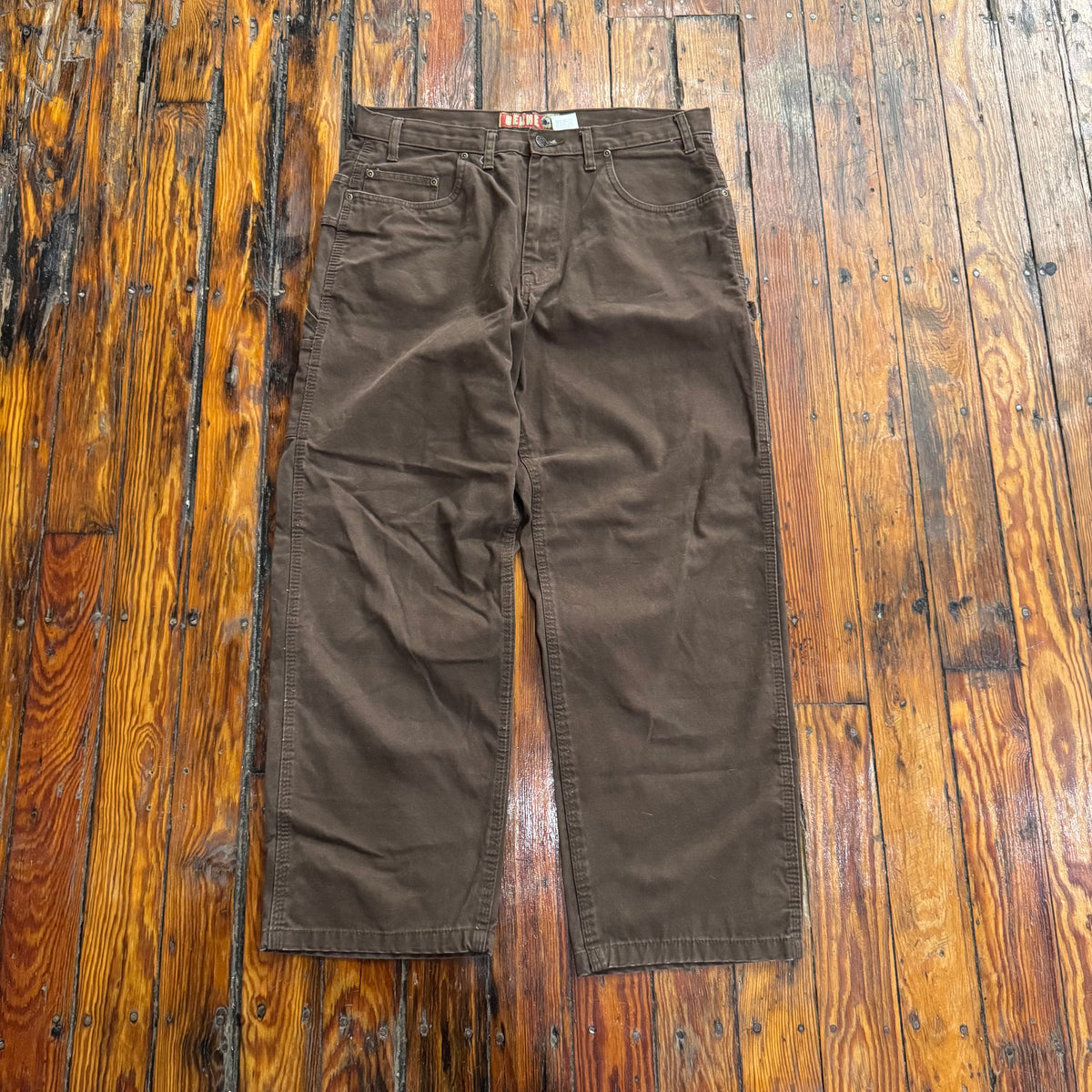 Vintage Berne Brown Denim Jeans Sz 36x30