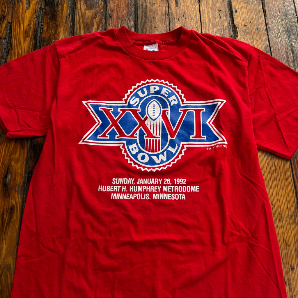 Vintage Super Bowl XXVI T-shirt Sz XL