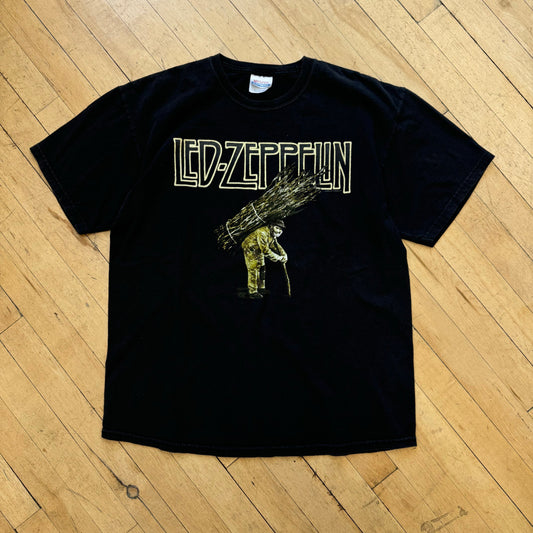 Y2K Led Zeppelin Tour T-shirt Sz L