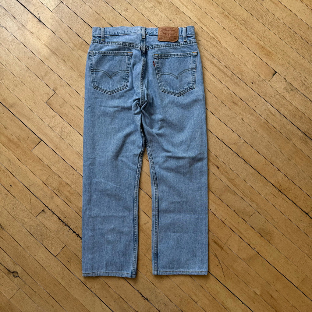 Vintage Light Wash Levi 505 Denim Jeans Sz 32x30