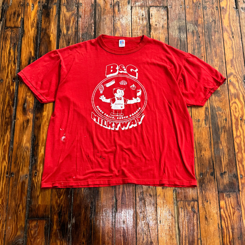 Vintage B & G Milky Way T-shirt Sz XXL