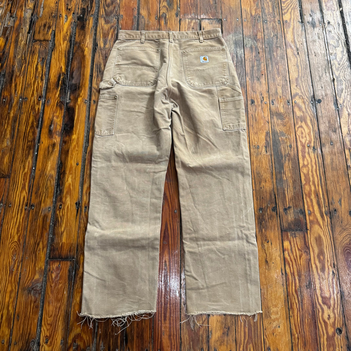 Vintage Carhartt Denim Double Knee Jeans Sz 34x32