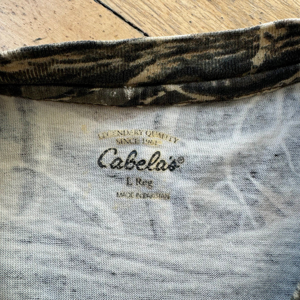 Can’t Cabelas Tree Camo T-shirt Sz M