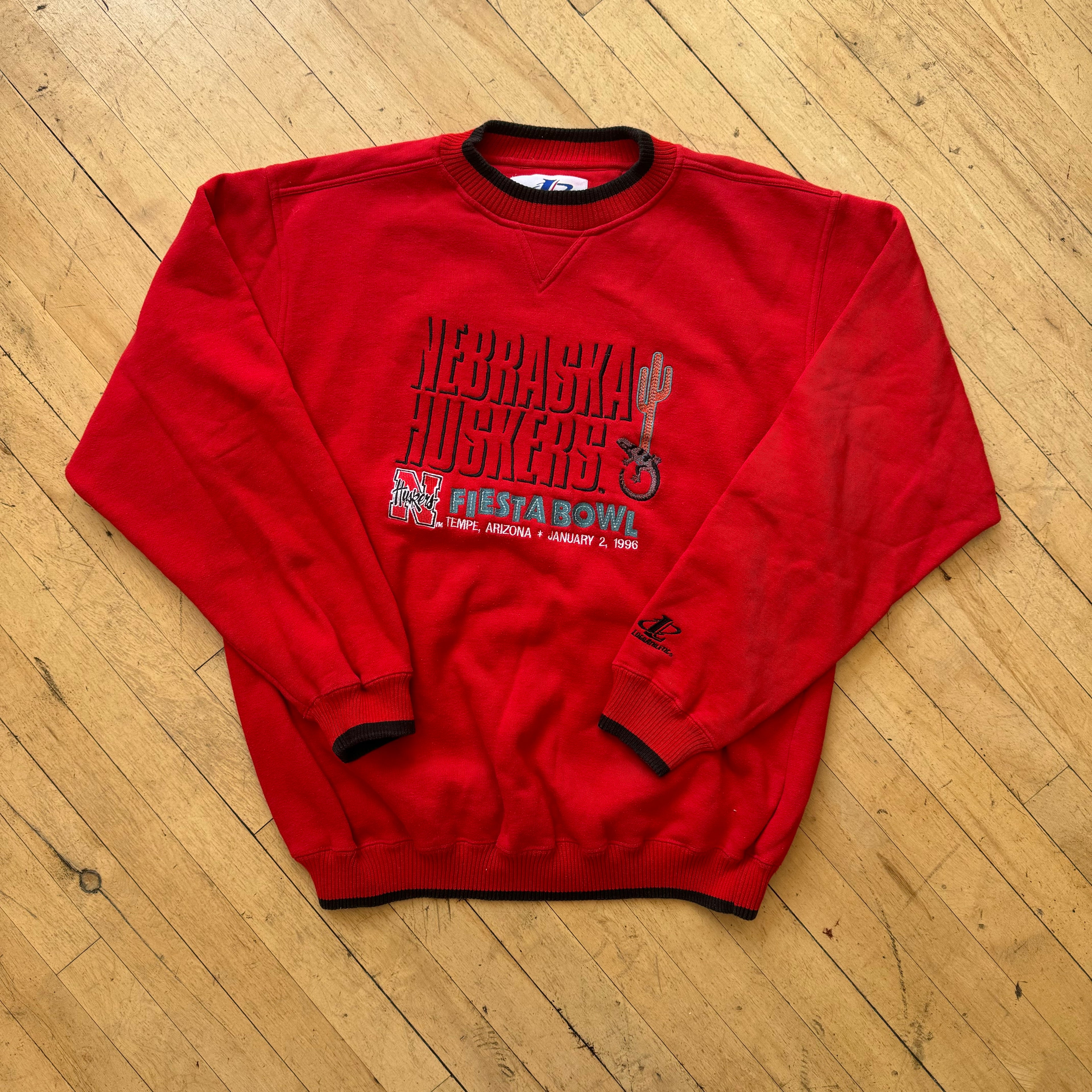 Vintage Nebraska Huskers Fiesta Bowl CrewNeck Sz XL