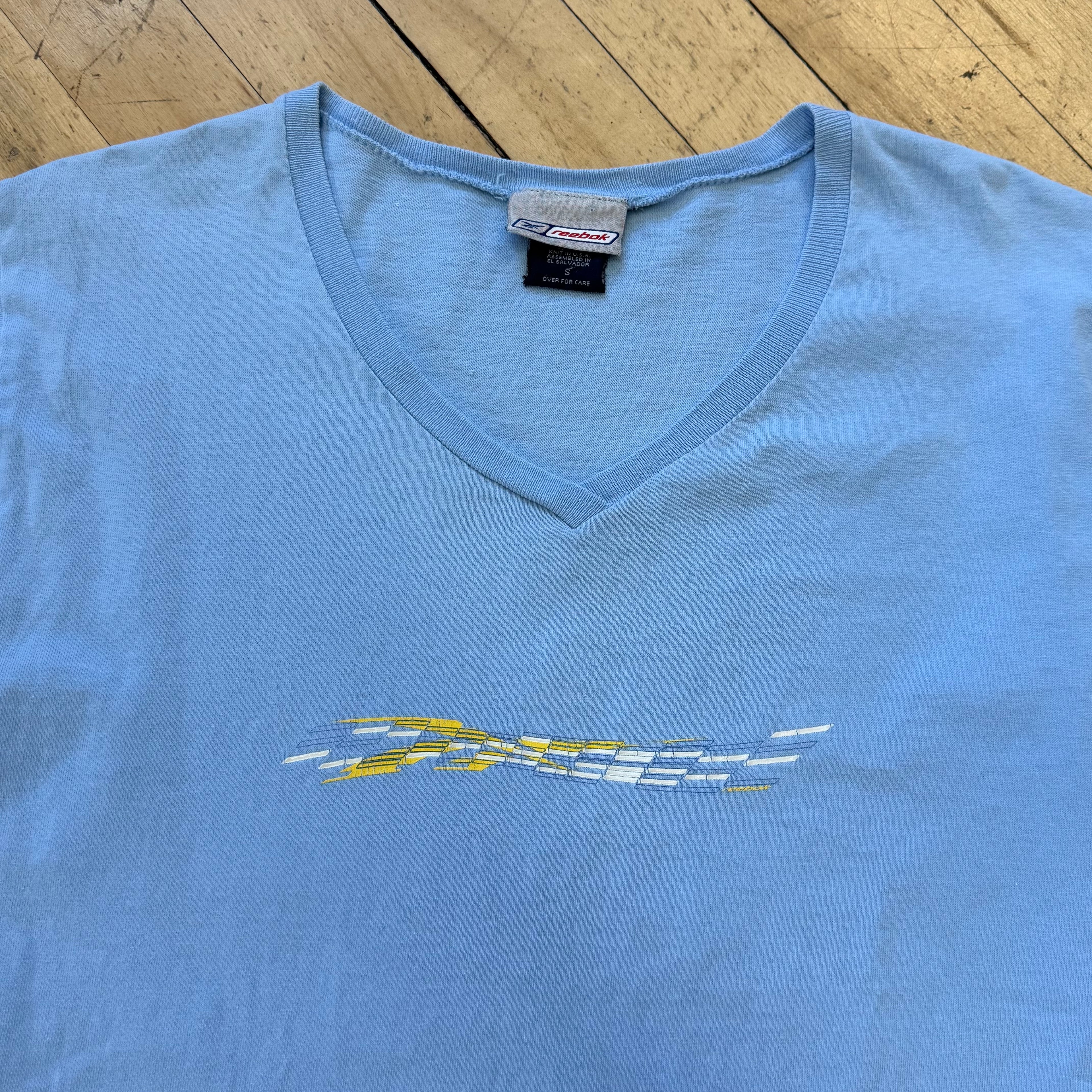 Vintage Reebok SpellOut T-shirt Sz S