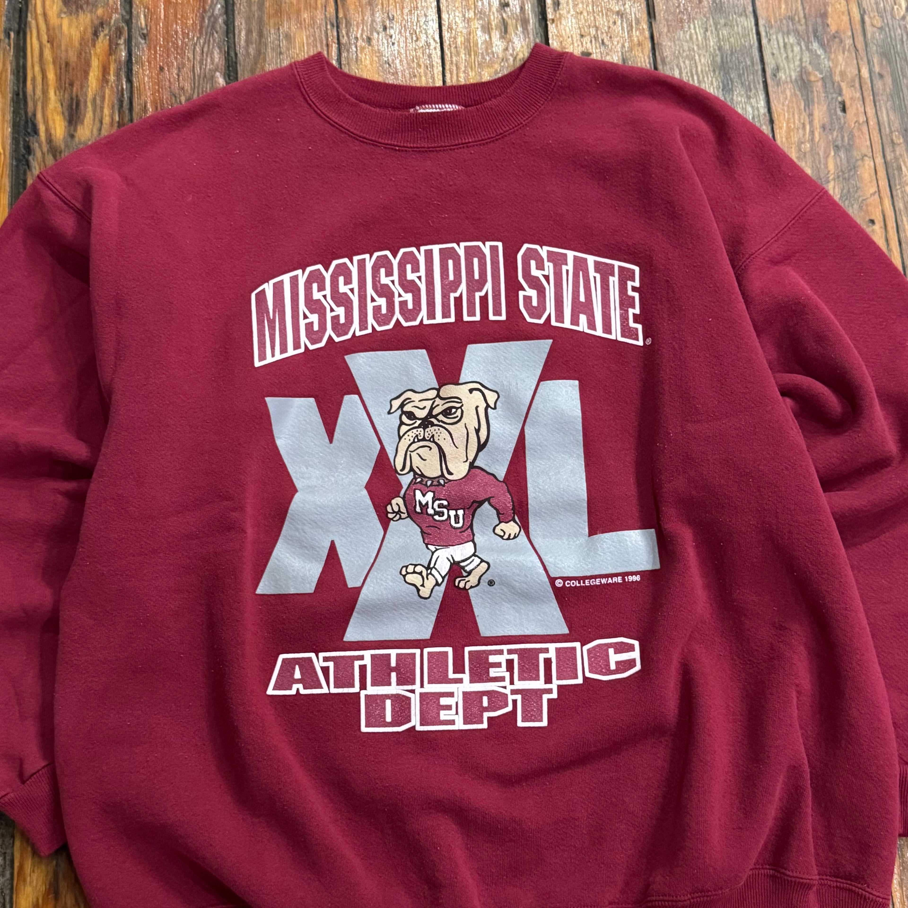 Vintage University of Mississippi State Crewneck Sz XL