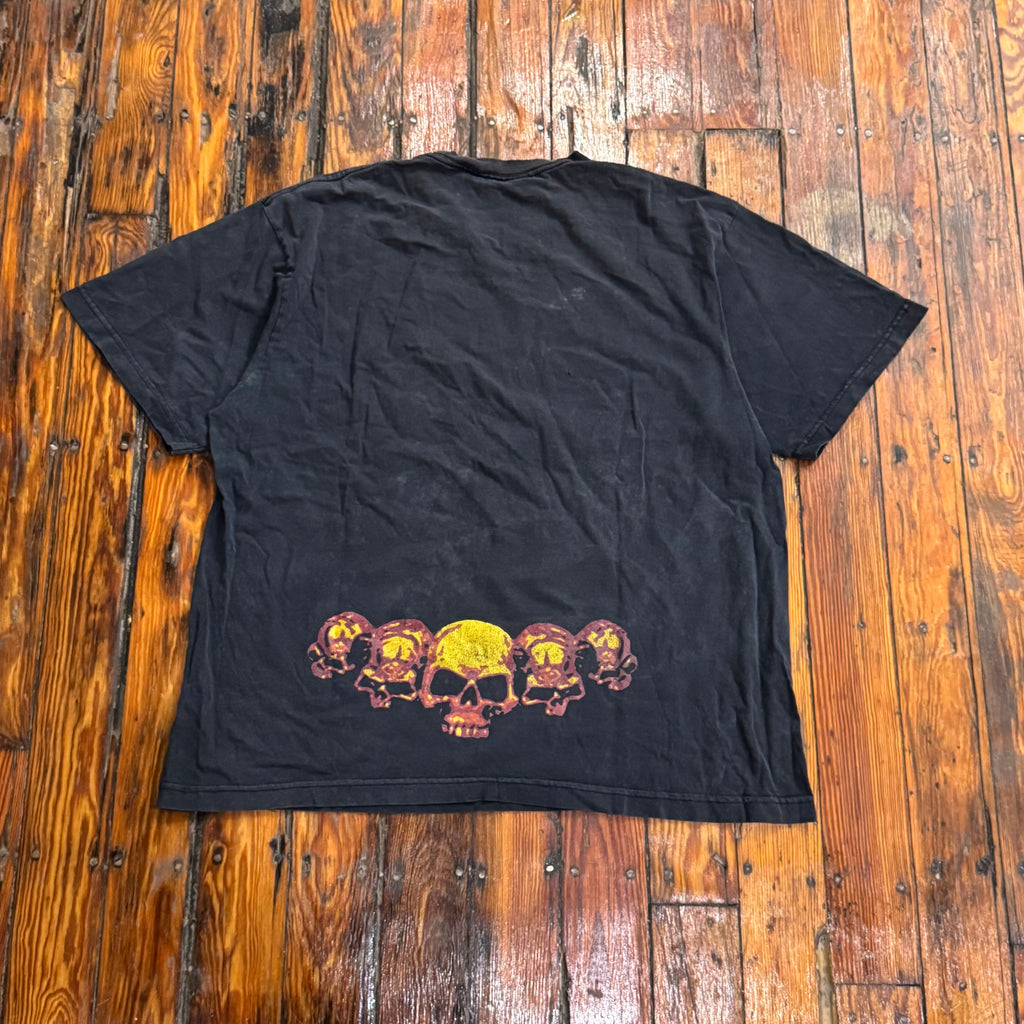 Y2K No Boundaries Skull T-shirt Sz XL