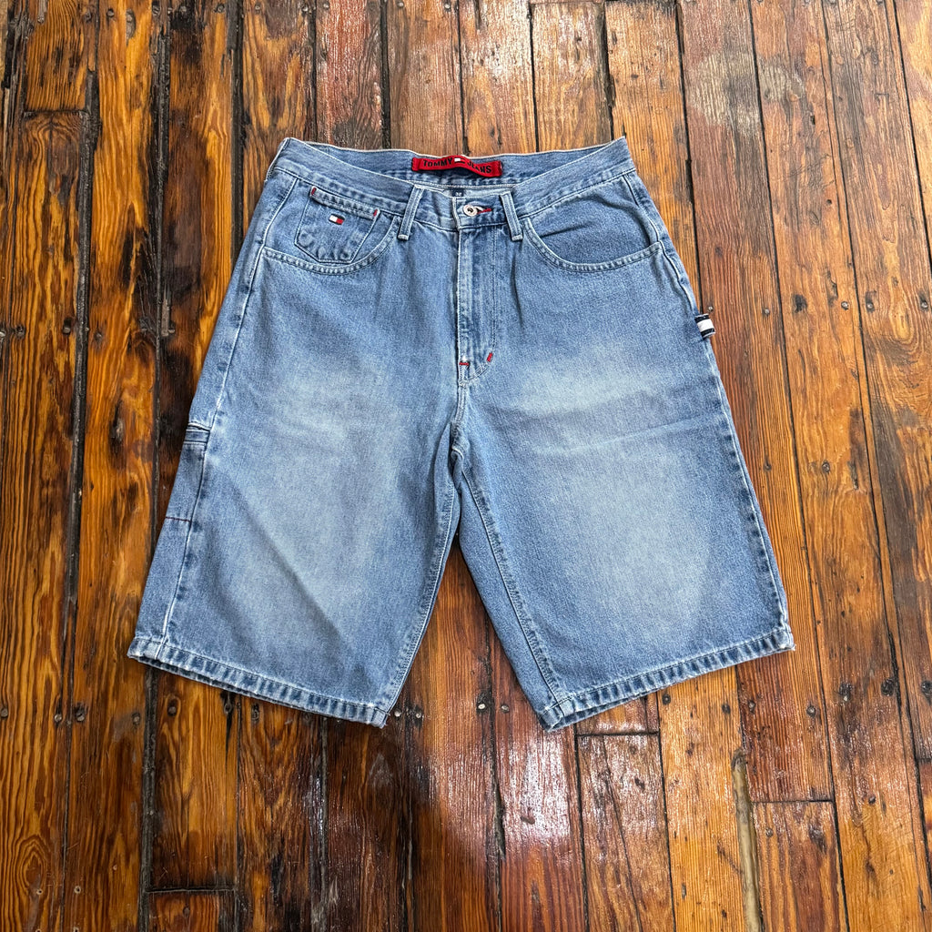 Vintage Baggy Tommy Hilfiger Denim Jean Shorts Sz 32
