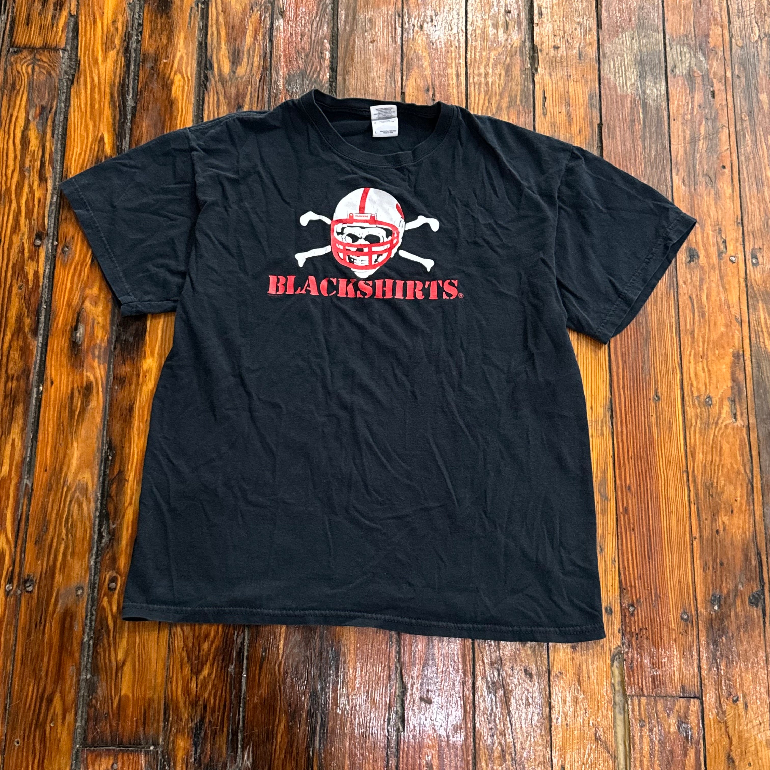 Nebraska Huskers BlackShirts T-shirt Sz L