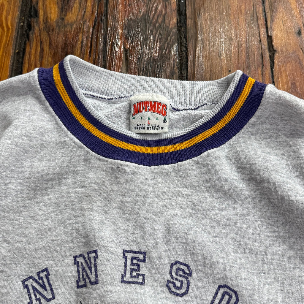 Vintage Minnesota Vikings CrewNeck Sz L