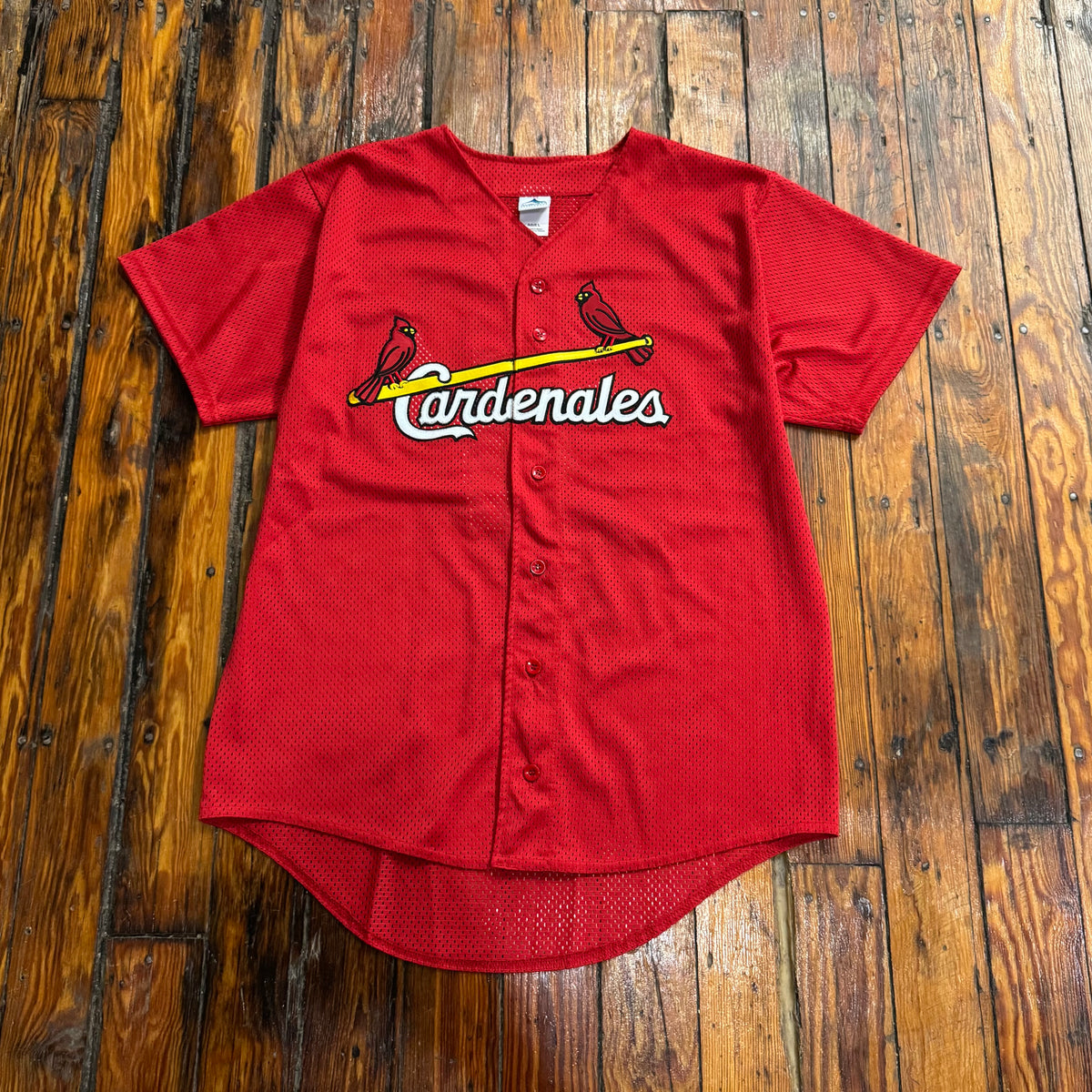 Vintage Cardinals Mesh Baseball Jersey Sz L