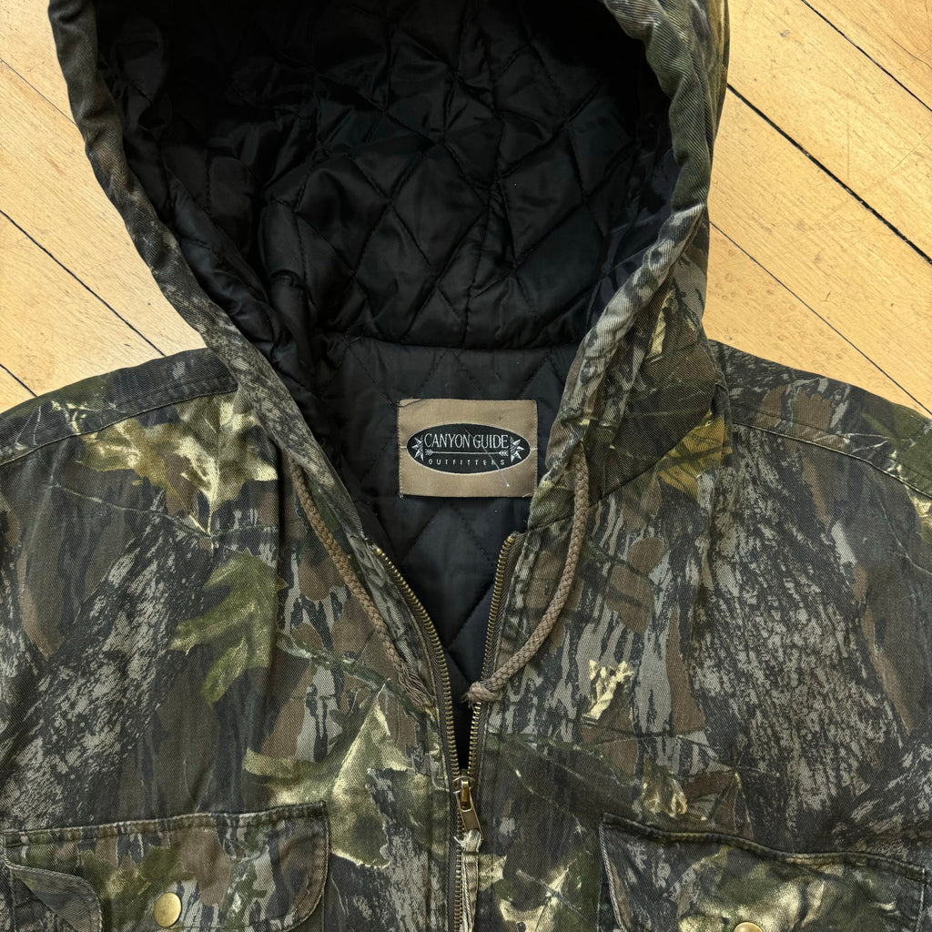 Y2K Camo Canyon Guide Workwear Jacket Sz L