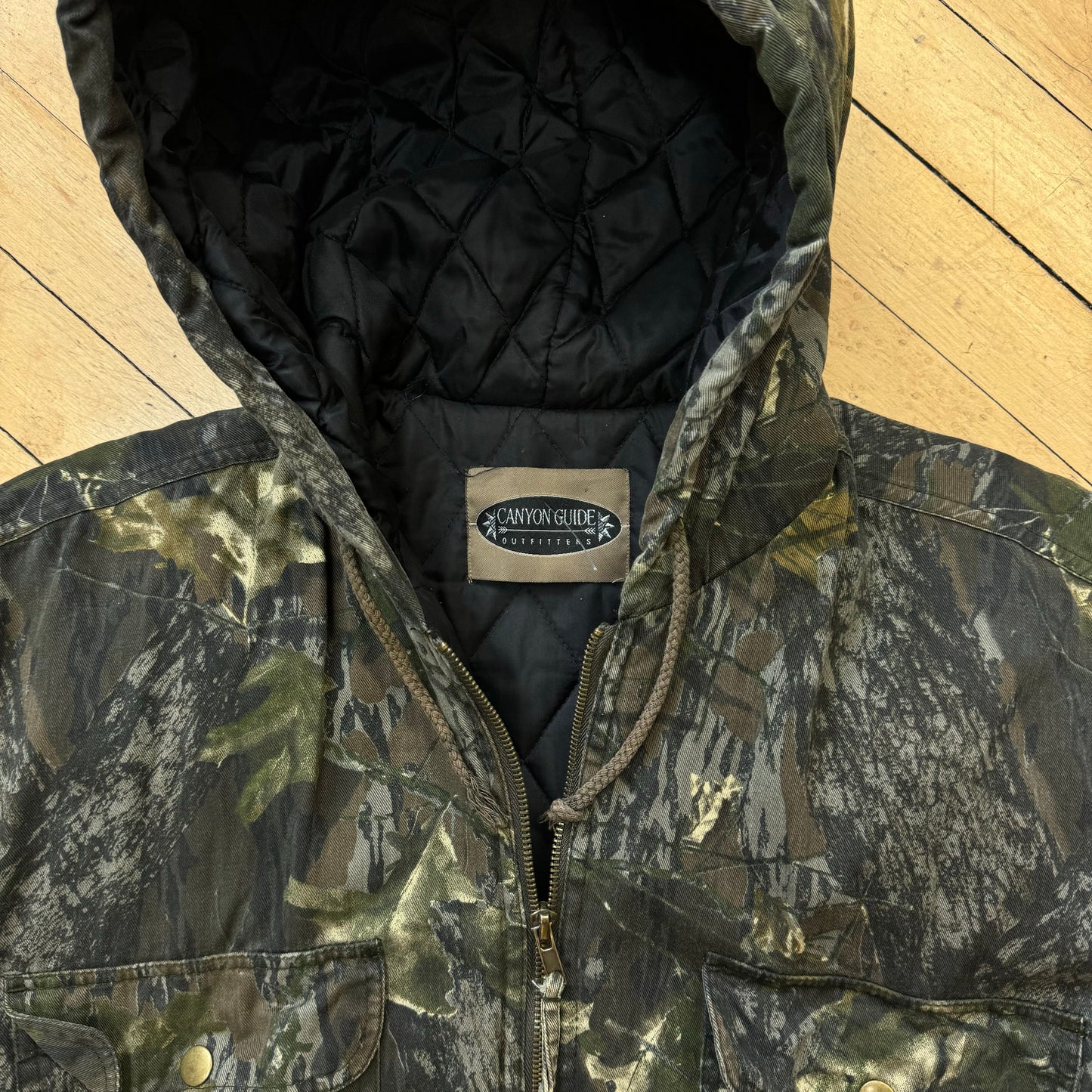 Y2K Camo Canyon Guide Workwear Jacket Sz L