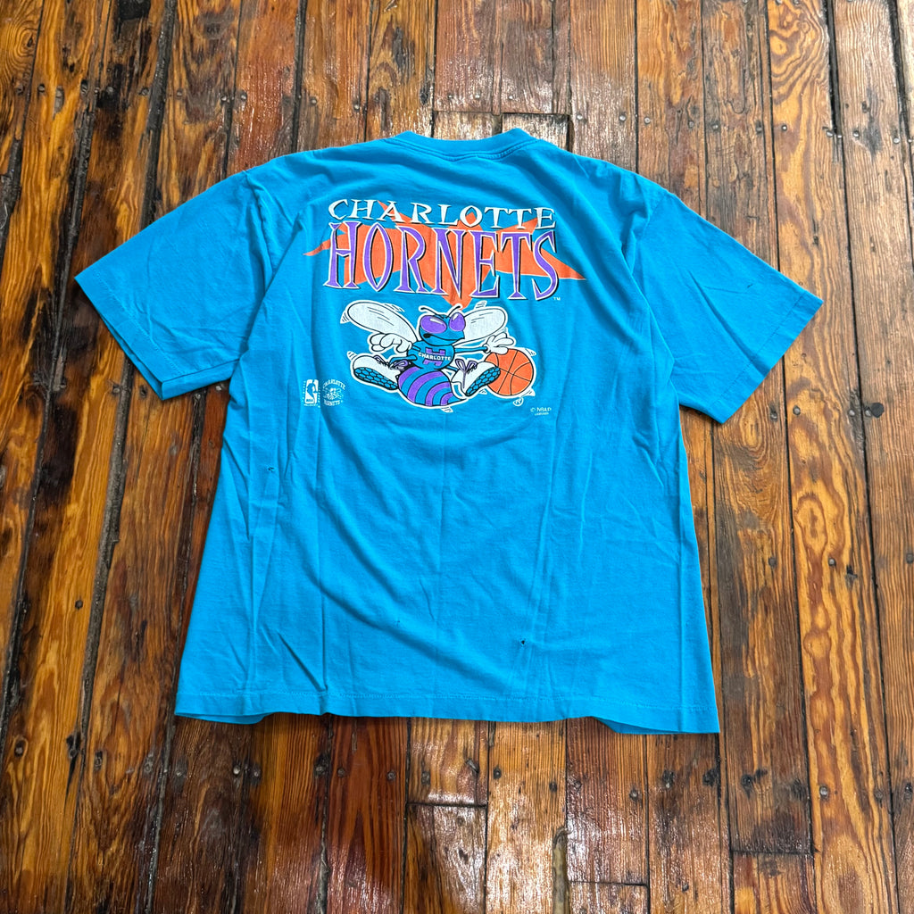 Vintage Charolette Hornets T-shirt Sz L
