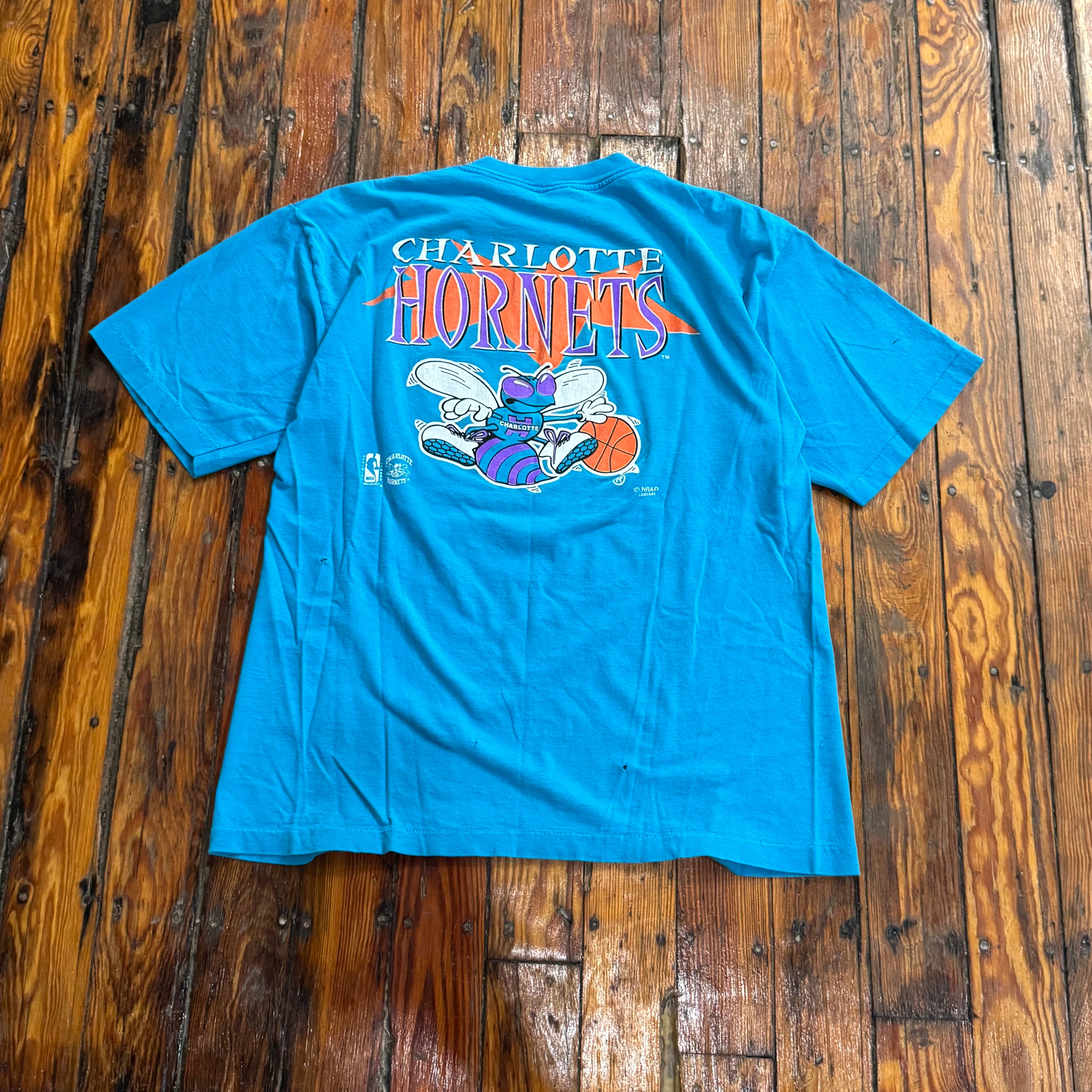 Vintage Charolette Hornets T-shirt Sz L