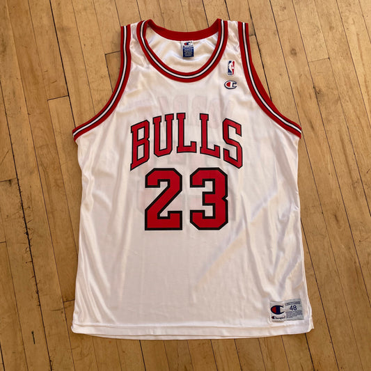 90s Chicago Bulls Champion Micheal Jordan Jersey Sz L