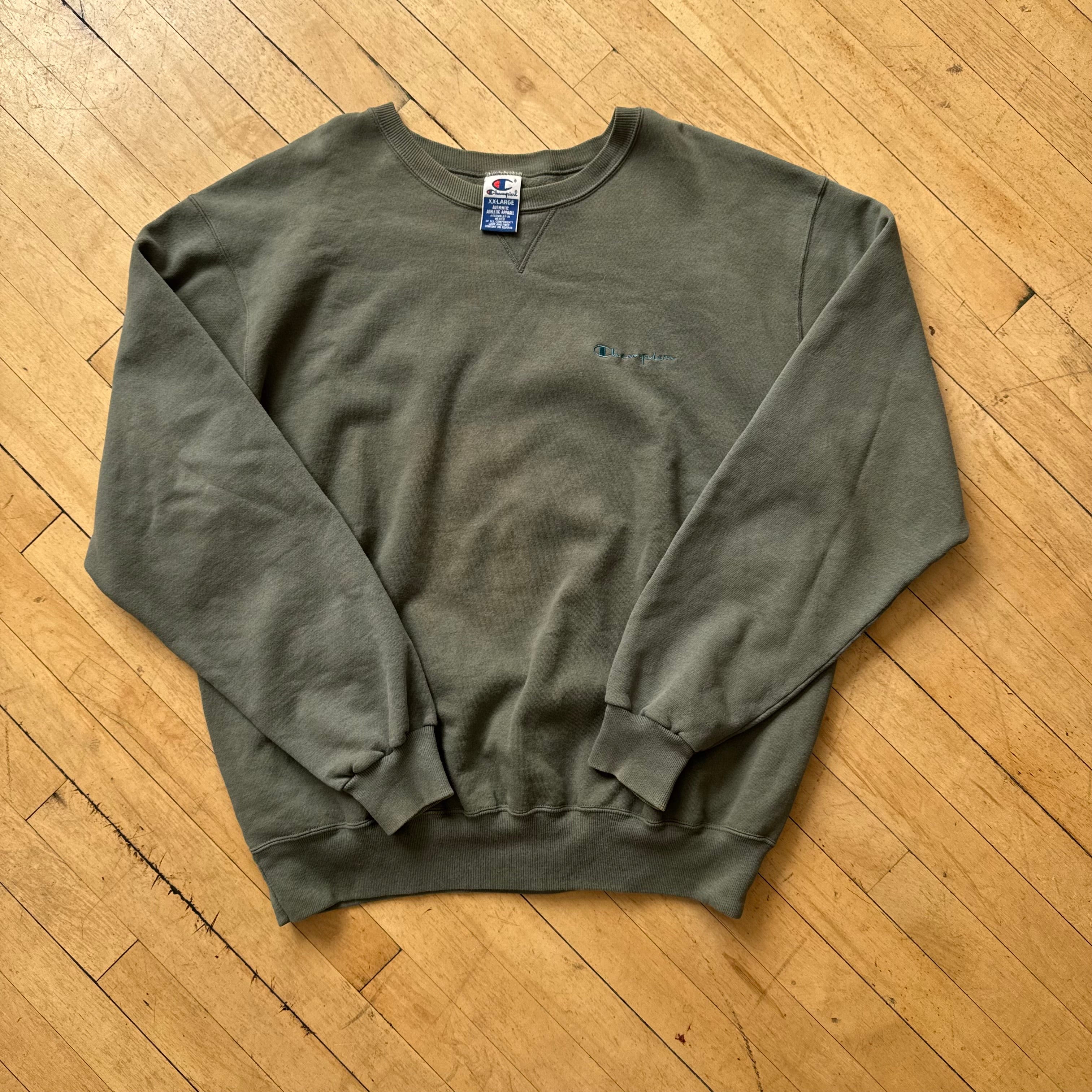 Vintage Champion SpellOut CrewNeck Sz XXL