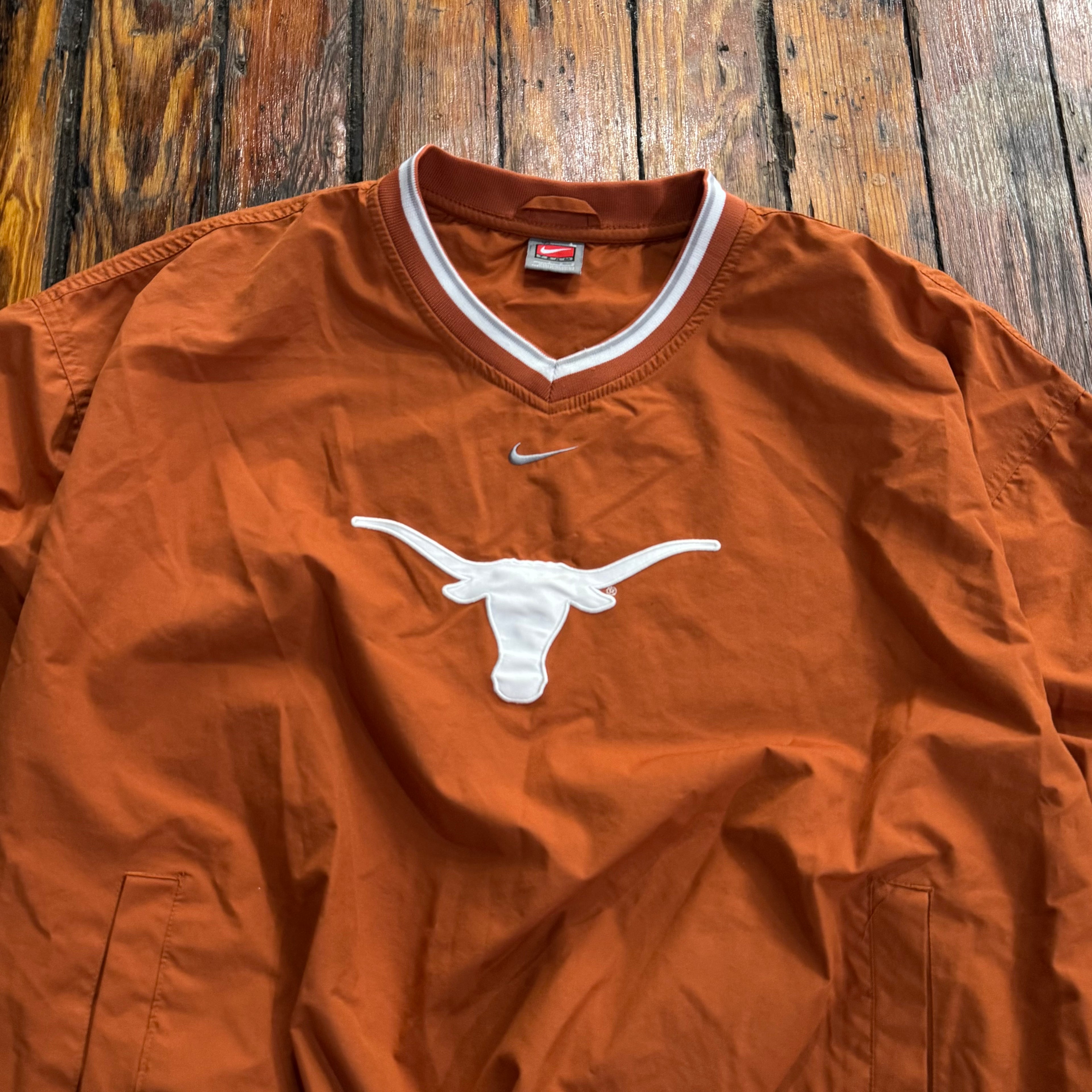 Vintage Nike Texas LongHorns Pullover Jacket Sz L