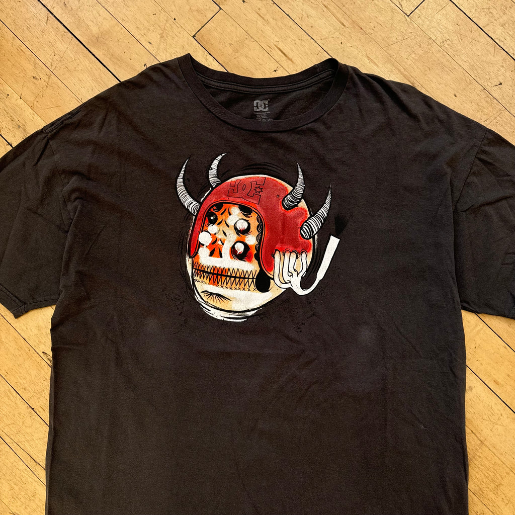 Y2K DC Helmet Horn T-shirt Sz L