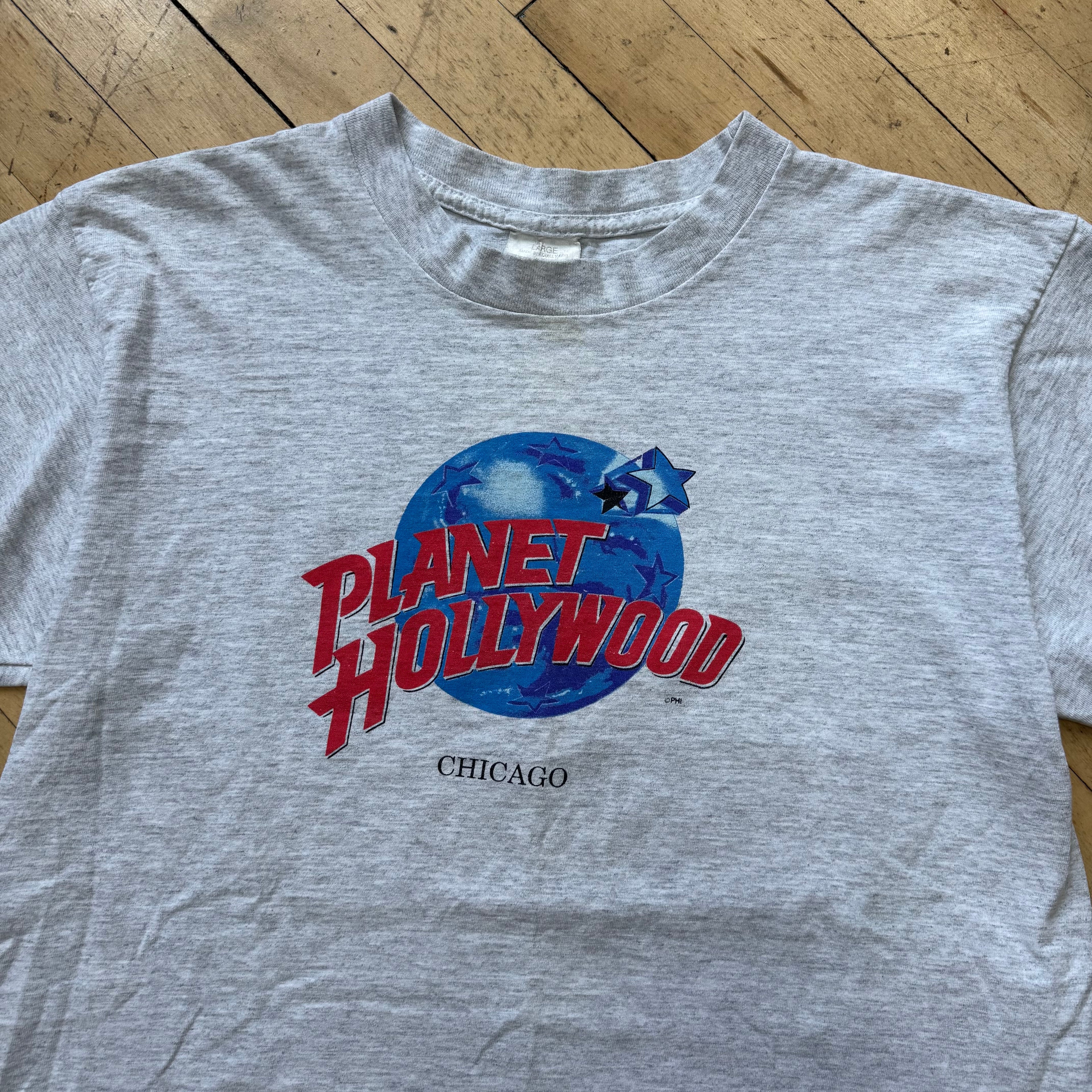 Vintage Planet Hollywood Chicago T-shirt Sz L