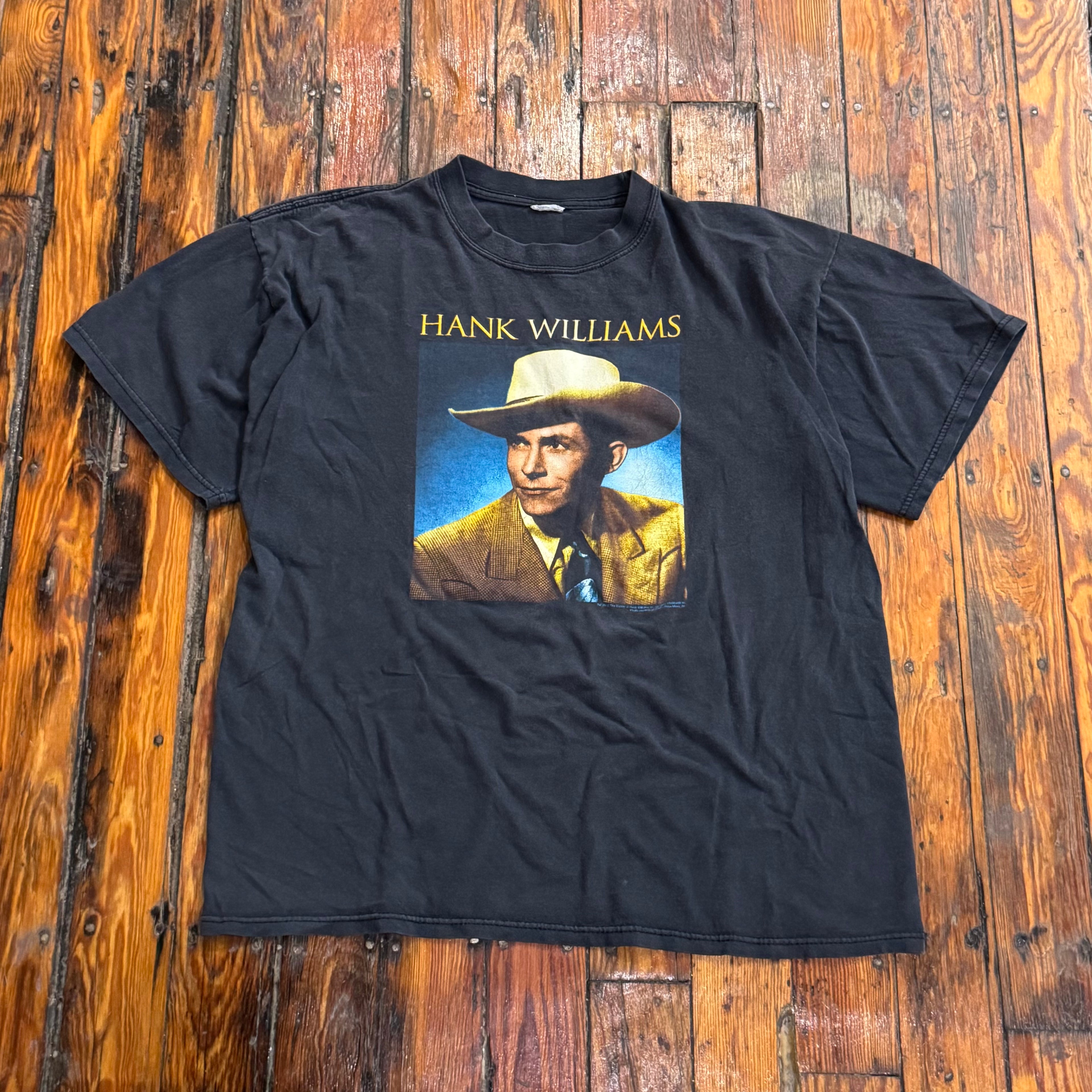 Vintage Hank Williams Portrait T-shirt Sz XL