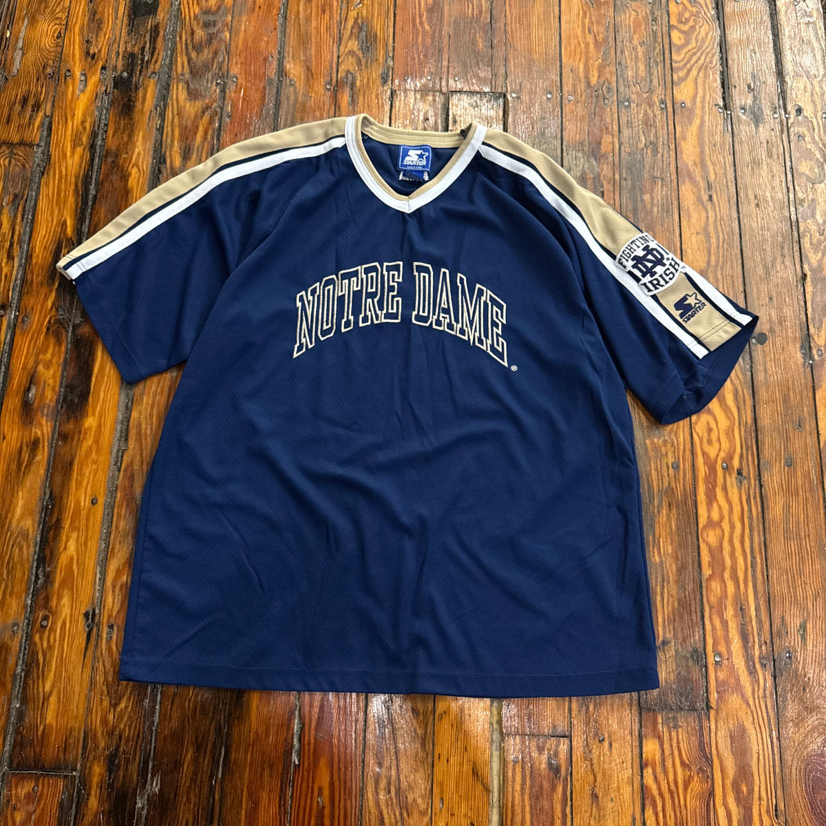 Vintage Starter Notre Dame Jersey Sz XL