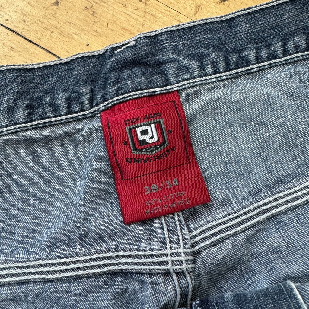 Y2K Def Jam Denim Jeans Sz 38x34