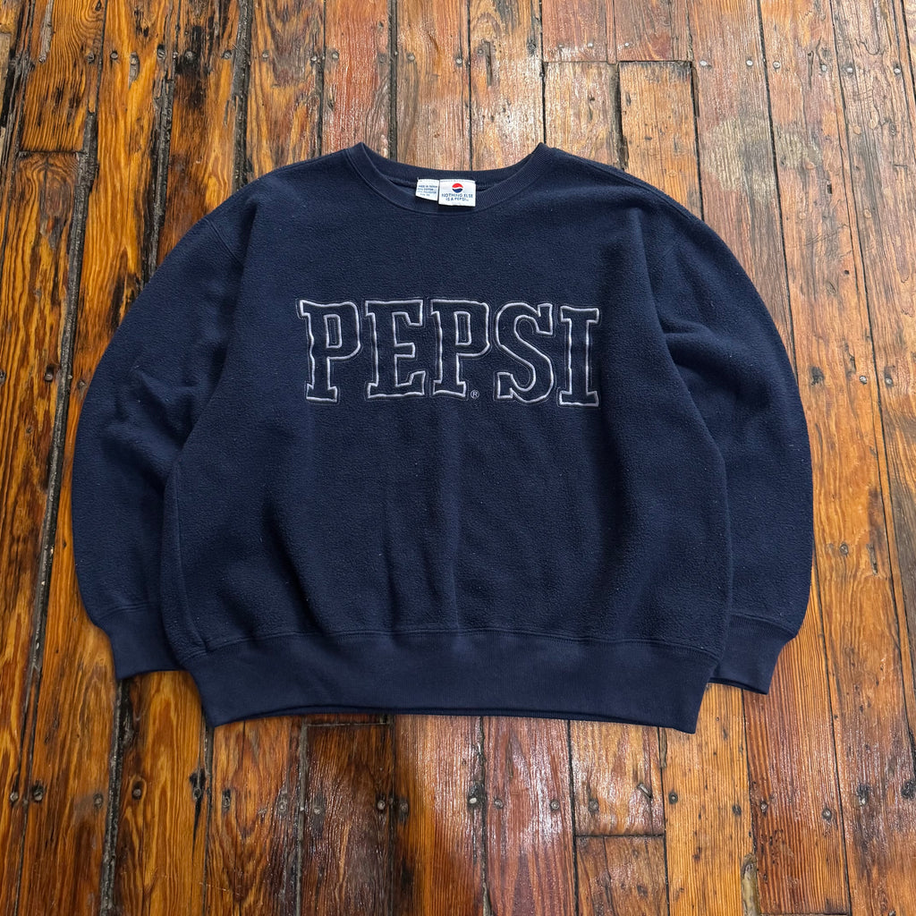 Vintage Pepsi SpellOut CrewNeck Sz M