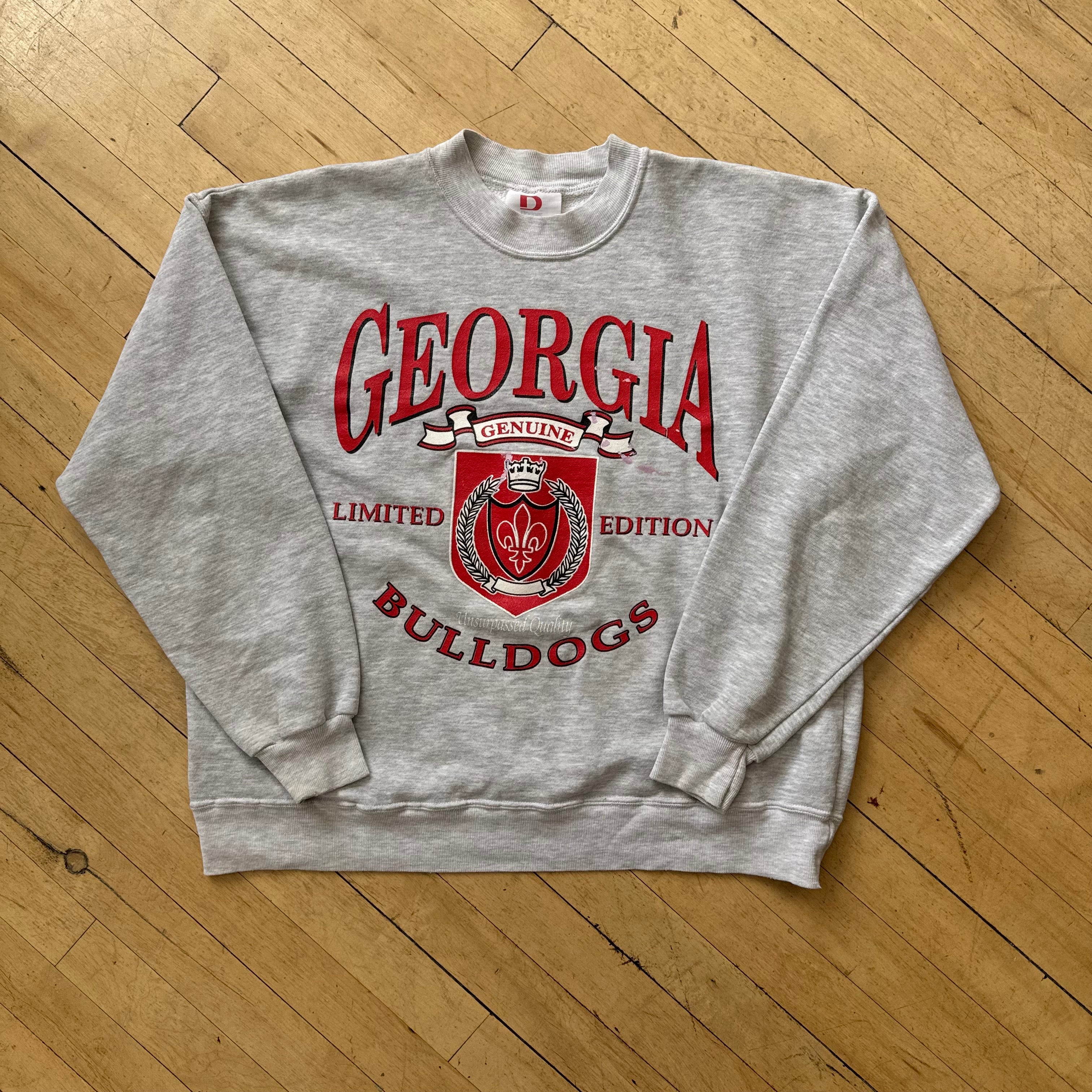Vintage Georgia Bull Dogs Crewneck Sz L