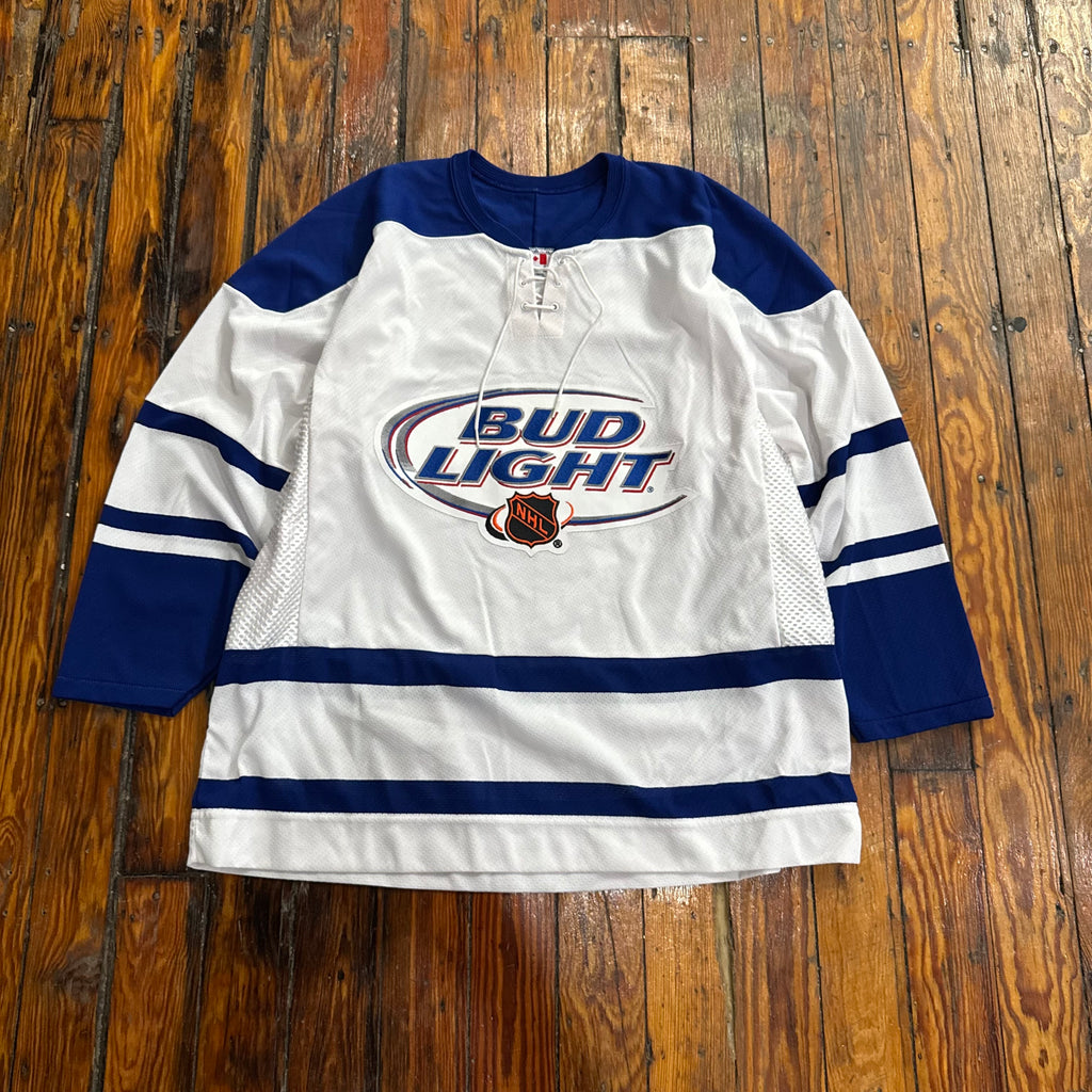 Vintage BudLight NHL Hockey Jersey Sz XL