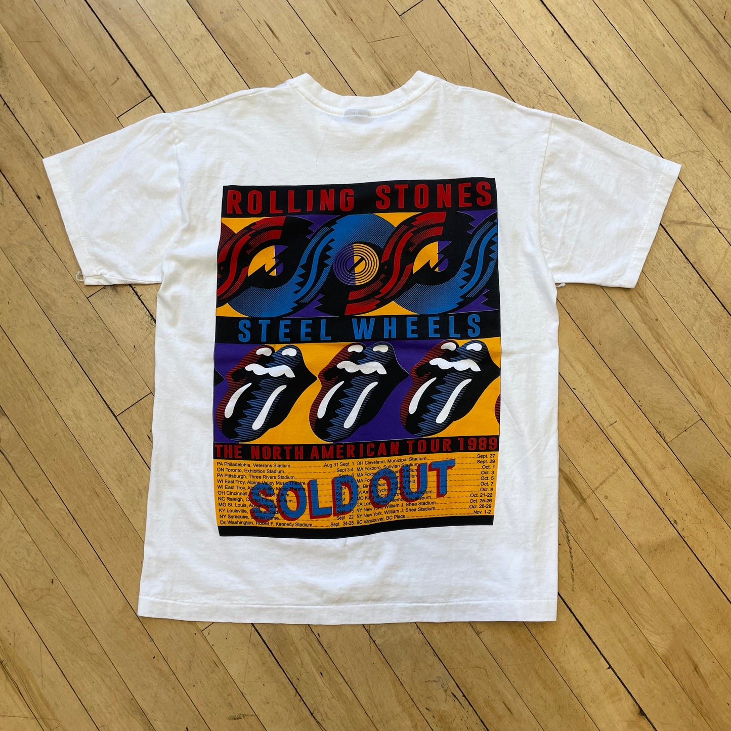 Vintage Rolling Stones North American Tour T-shirt Sz L