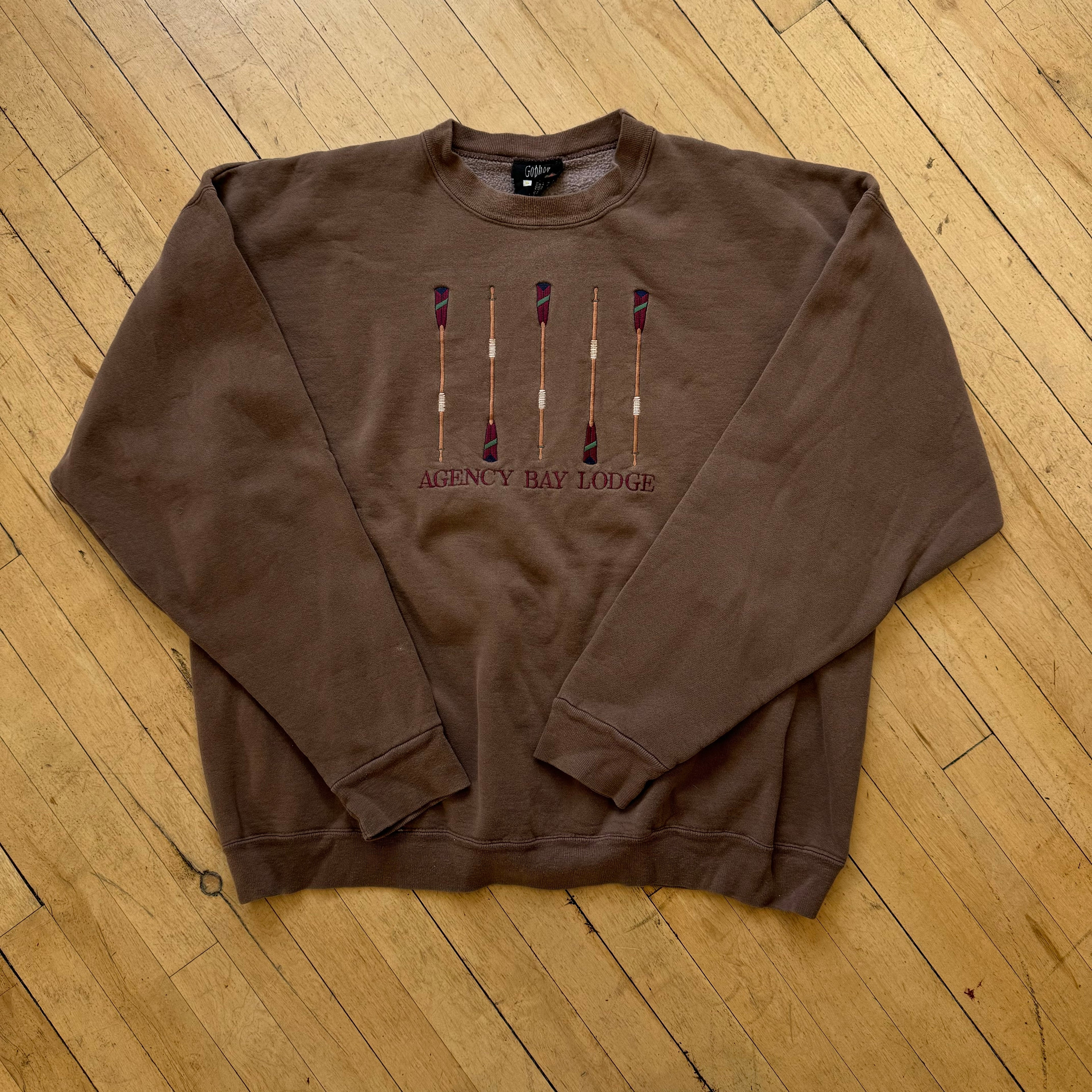 Vintage Agency Bay Lodge CrewNeck Sz XXL