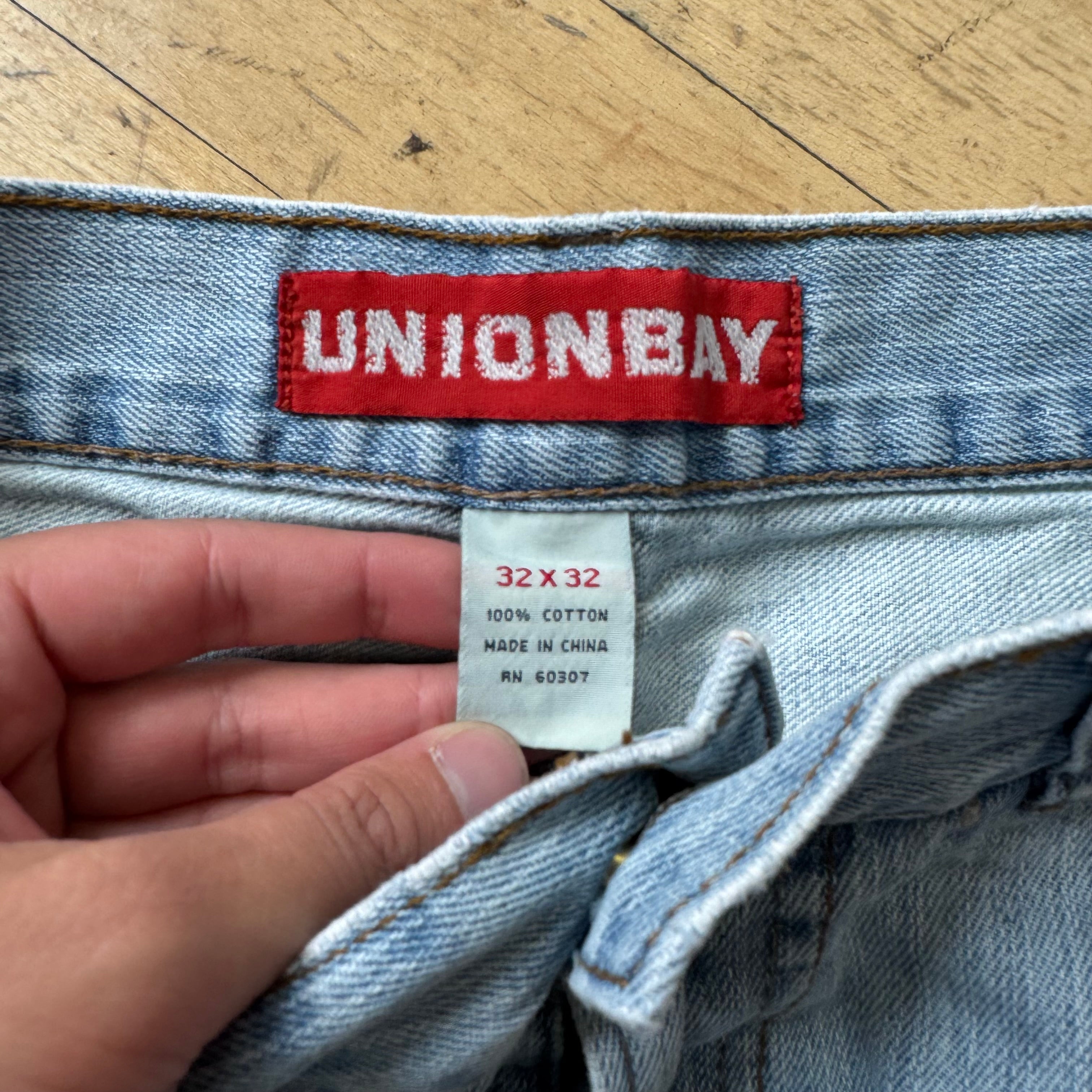 Y2K Union Bay Light Wash Denim Jeans Sz 32x32
