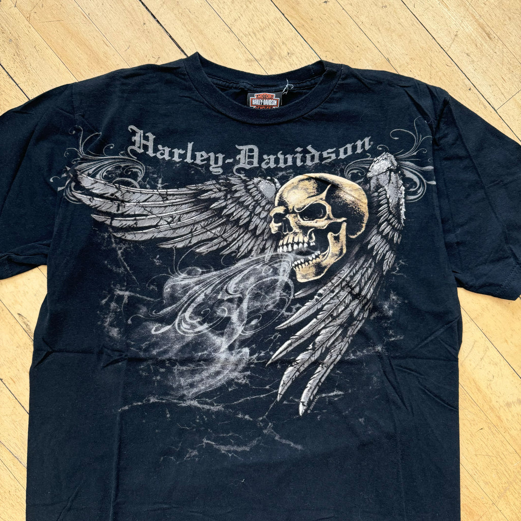 Harley Davidson Skelton Smoke T-shirt Sz M