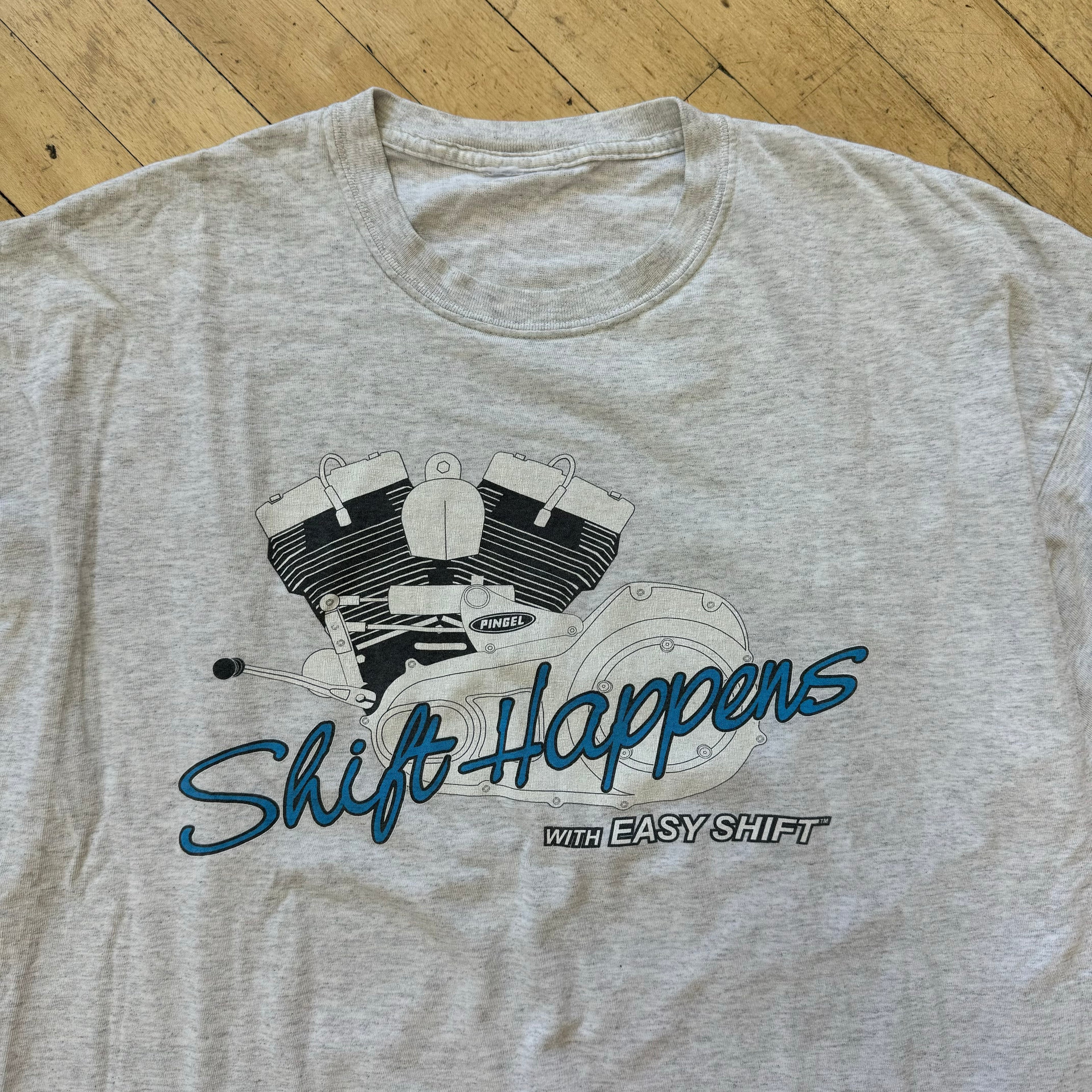 Vintage Shift Happens T-shirt Sz L