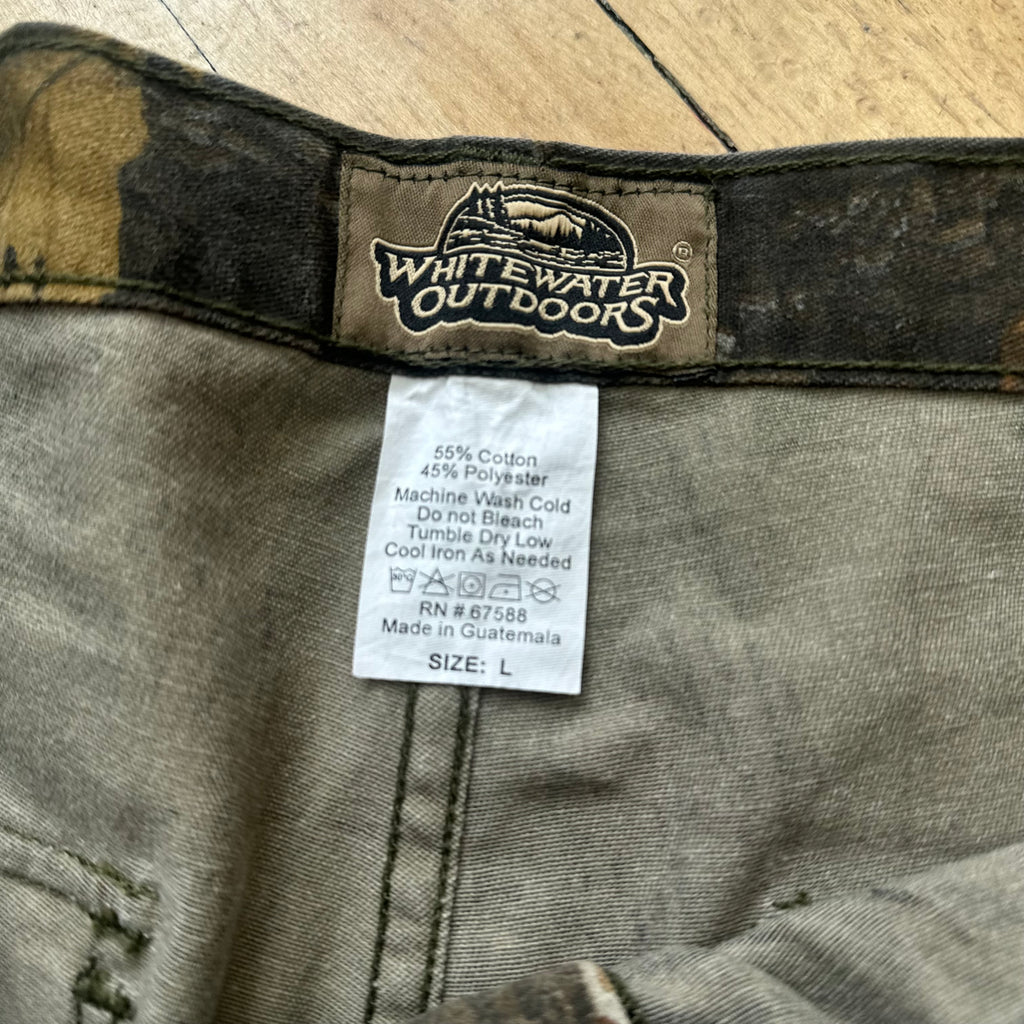 Vintage Whitewater Outdoors Camo Khaki Pants Sz L