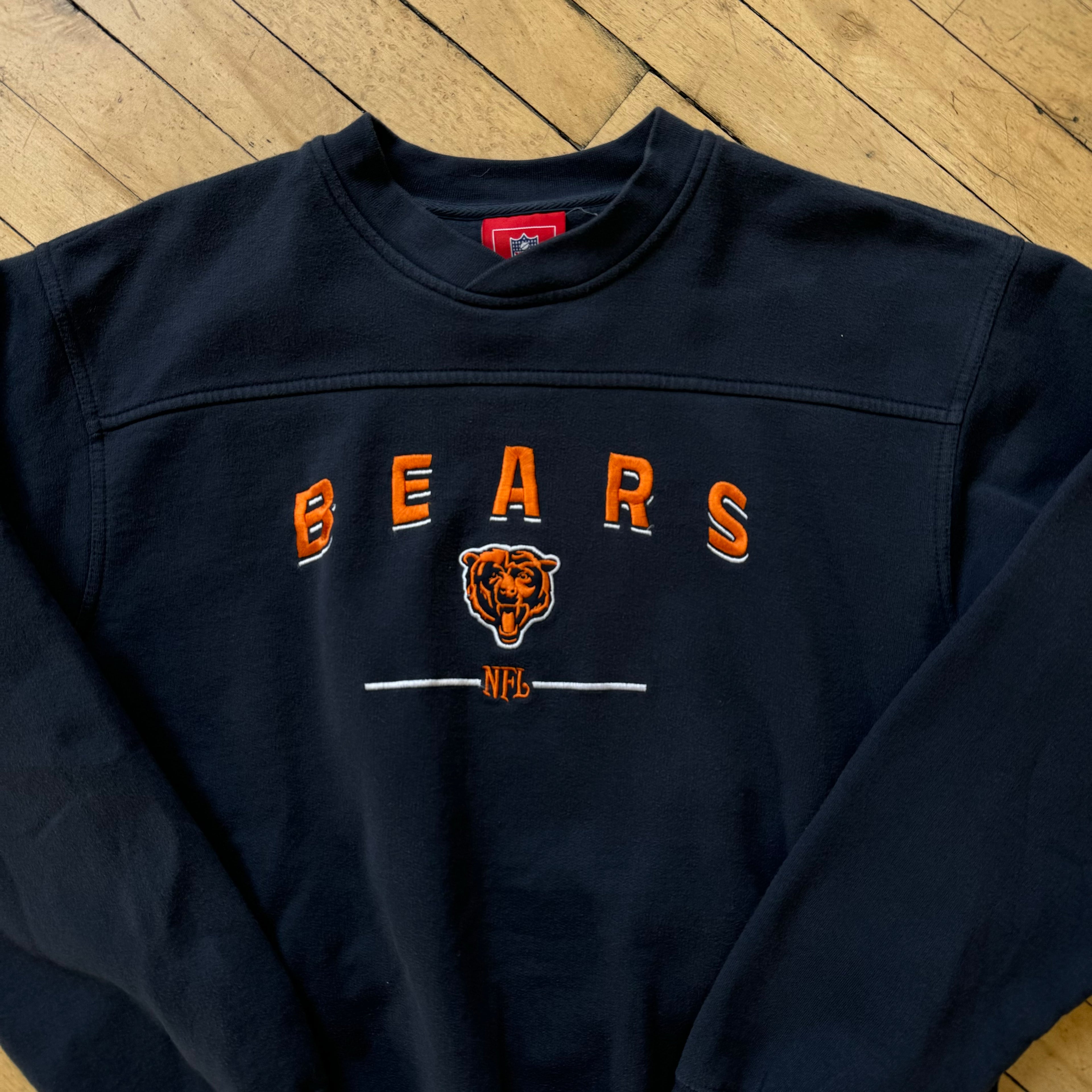 Vintage Chicago Bears SpellOut CrewNeck Sz L