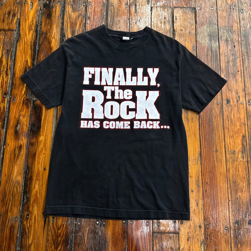Vintage Finally The Rock has come Back T-shirt Sz M