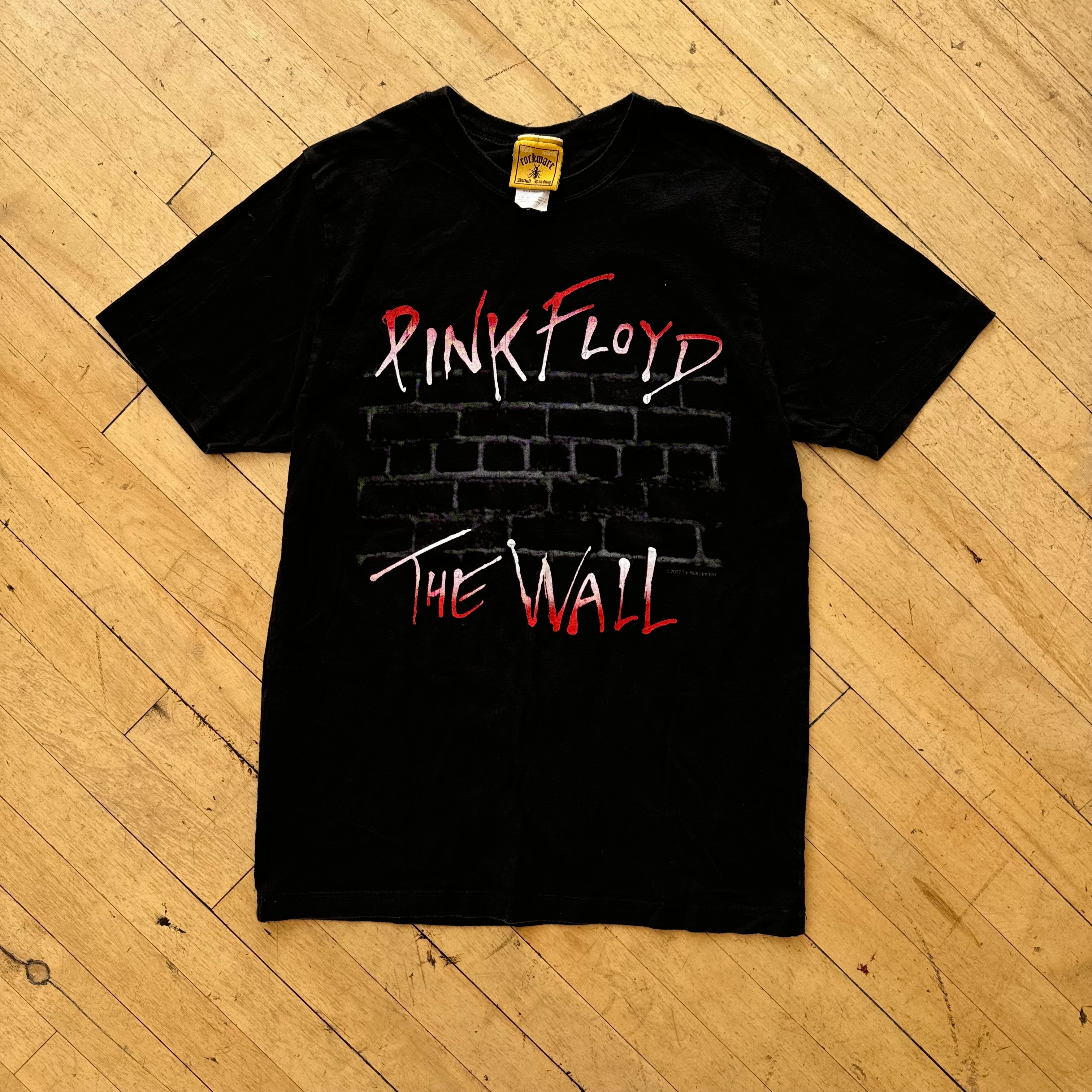 Y2K Pink Floyd The Brick Wall T-shirt Sz M