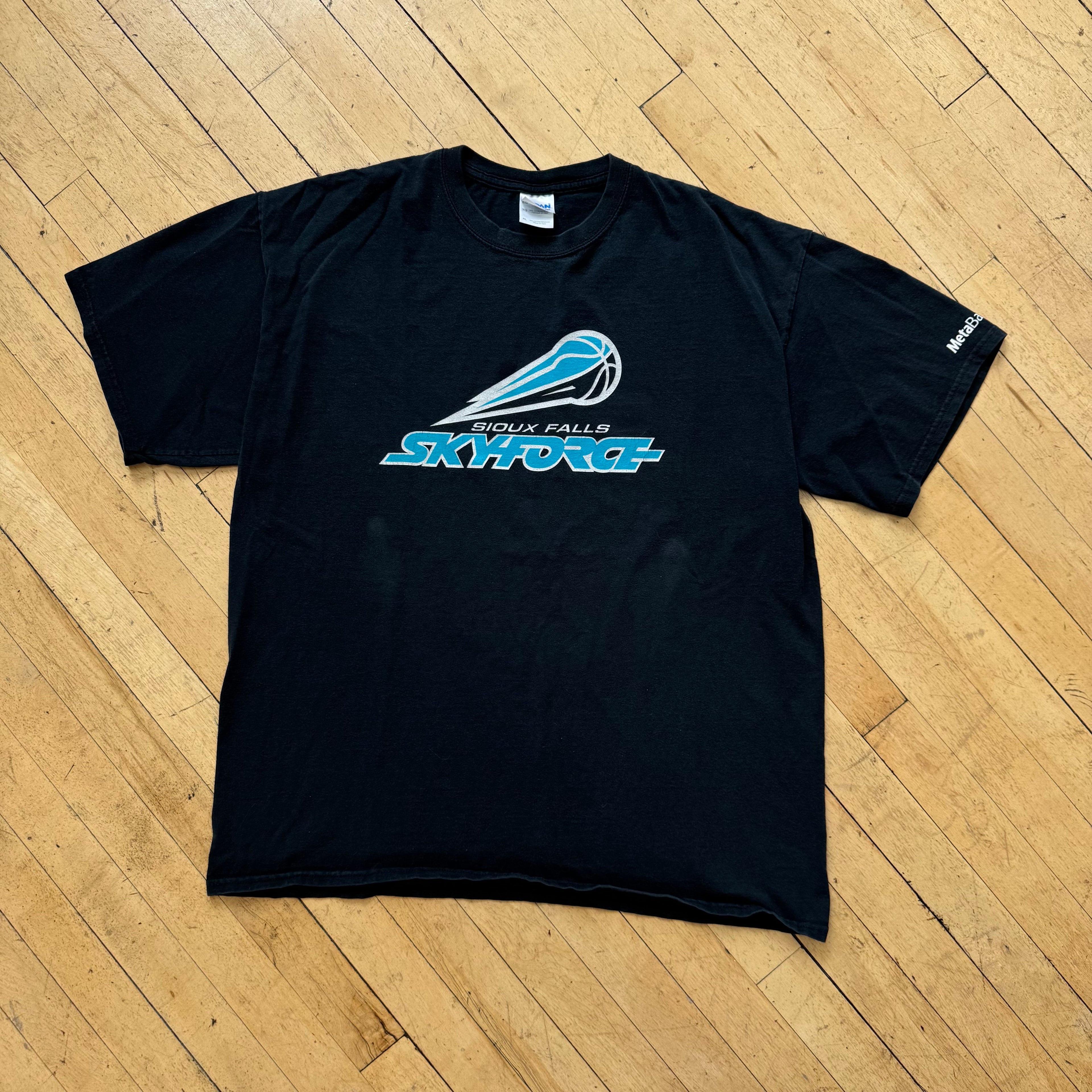 Vintage Sioux Falls Sky Force Logo T-shirt Sz XL