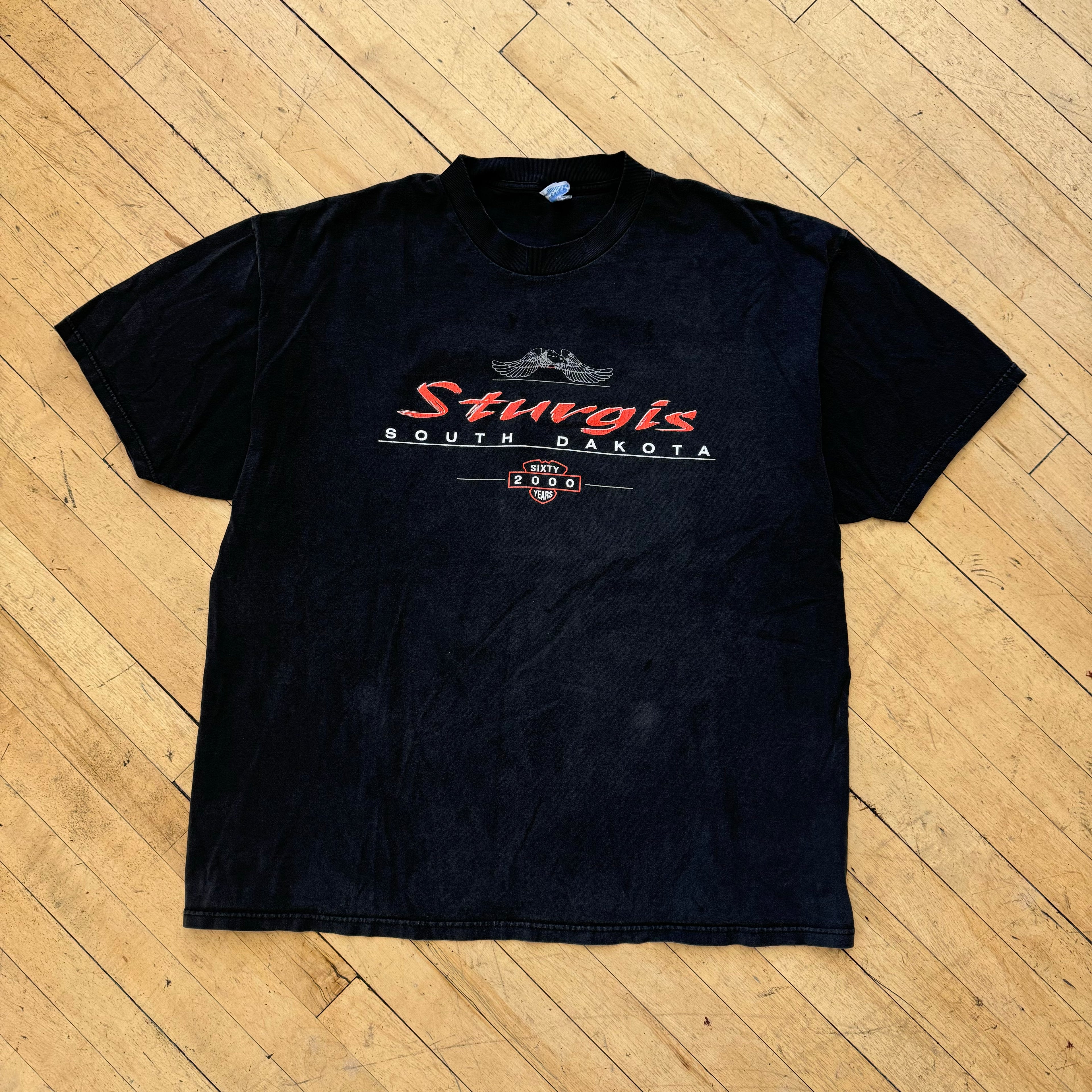 Vintage Sturgis South Dakota 60tg Anniversary T-shirt Sz XXL