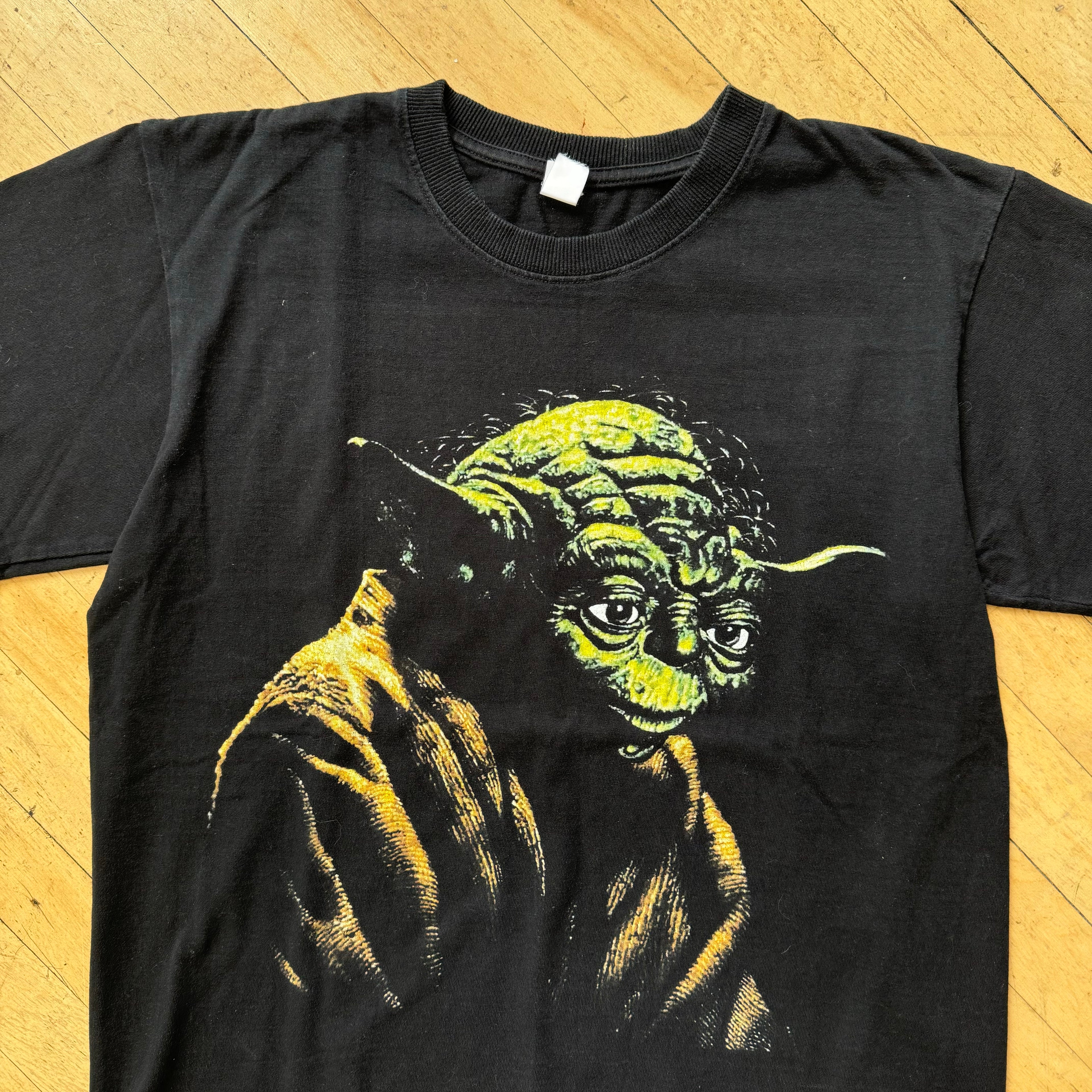 Vintage Star Wars Yoda Head T-shirt Sz L
