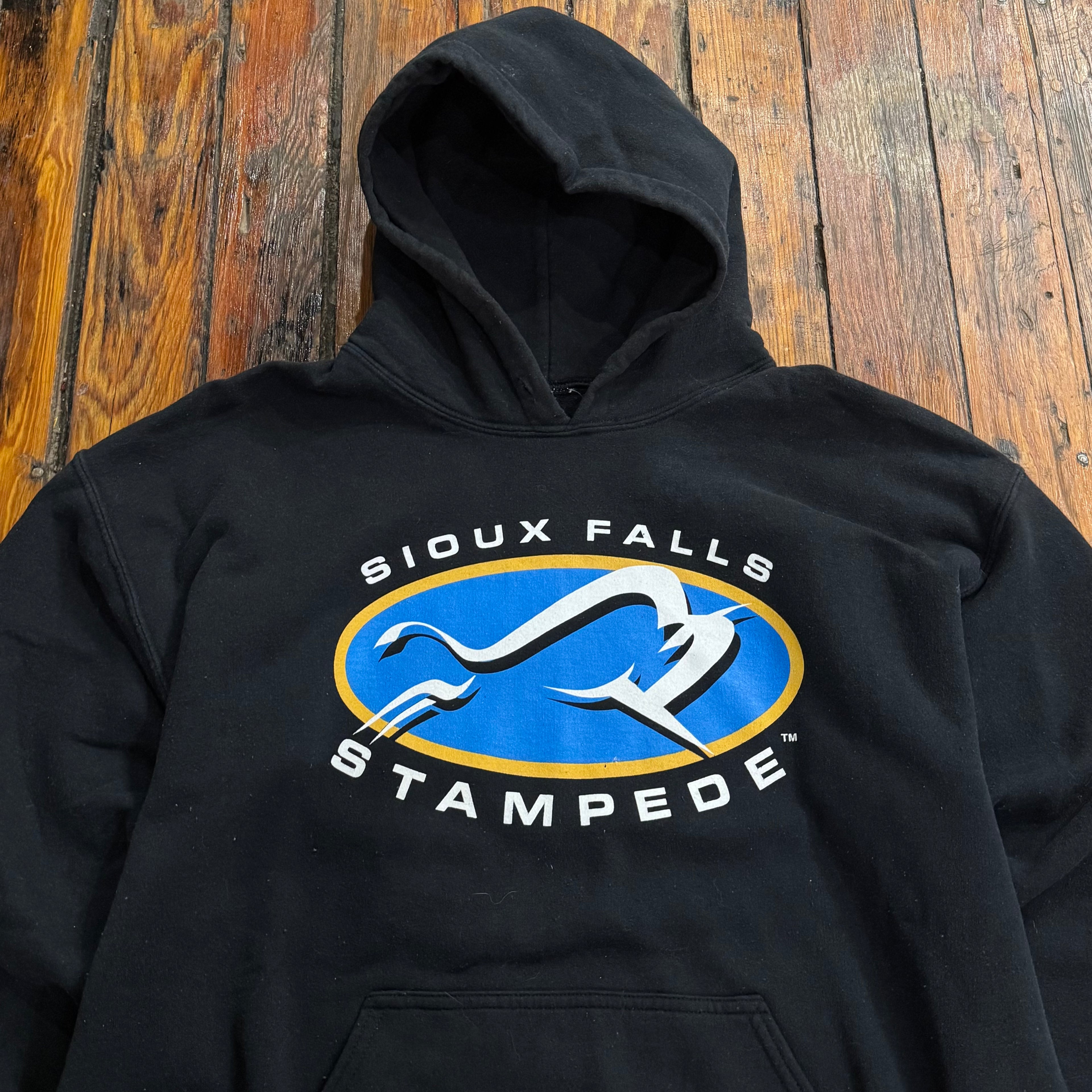 Vintage Sioux Falls Stampede Hoodie Sz L