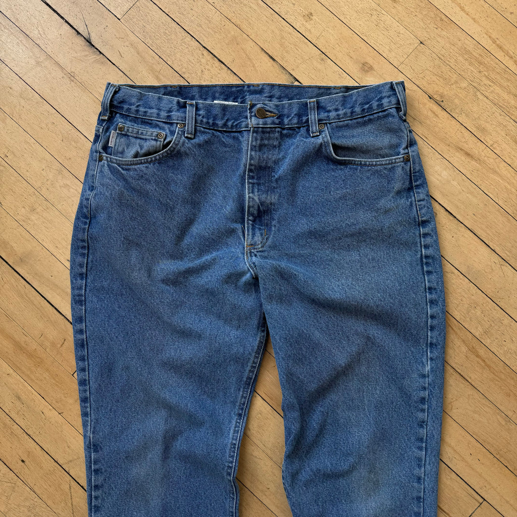 Vintage Carhartt Denim Jeans Sz 36x34