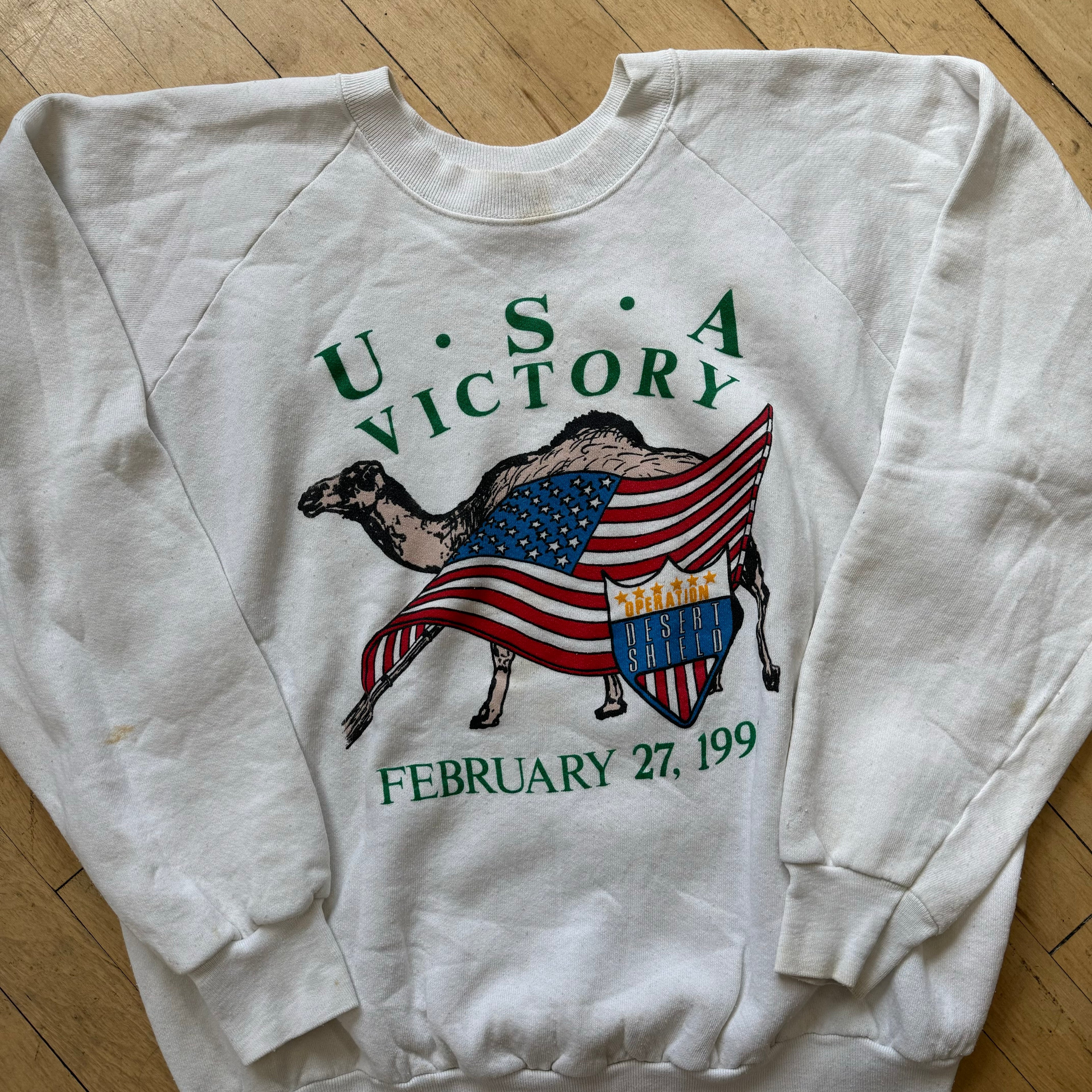 Vintage ‘91 USA Victory Crewneck Sz L